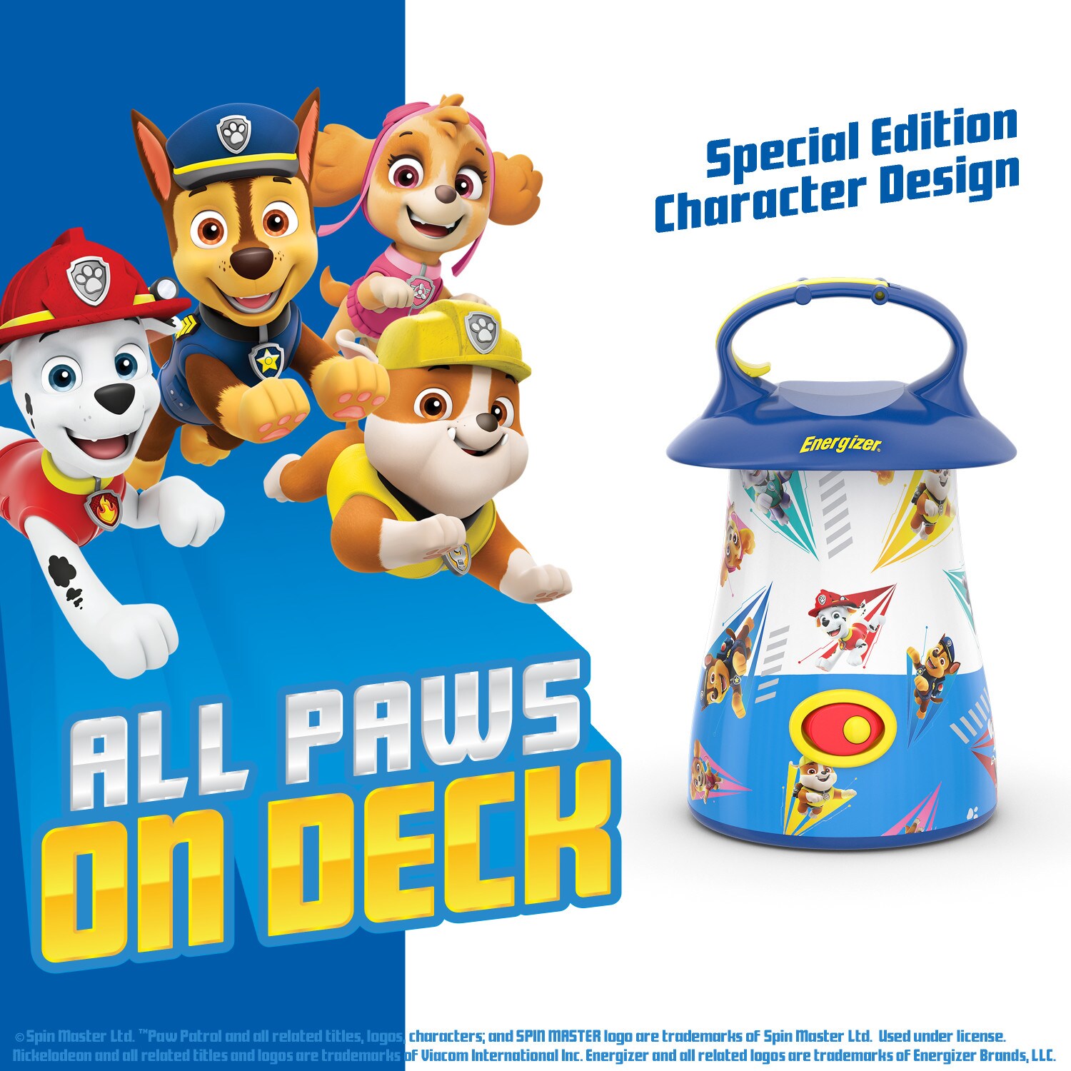 Lámpara de camping LED Paw Patrol de Energizer con 15 lúmenes e incluye pilas