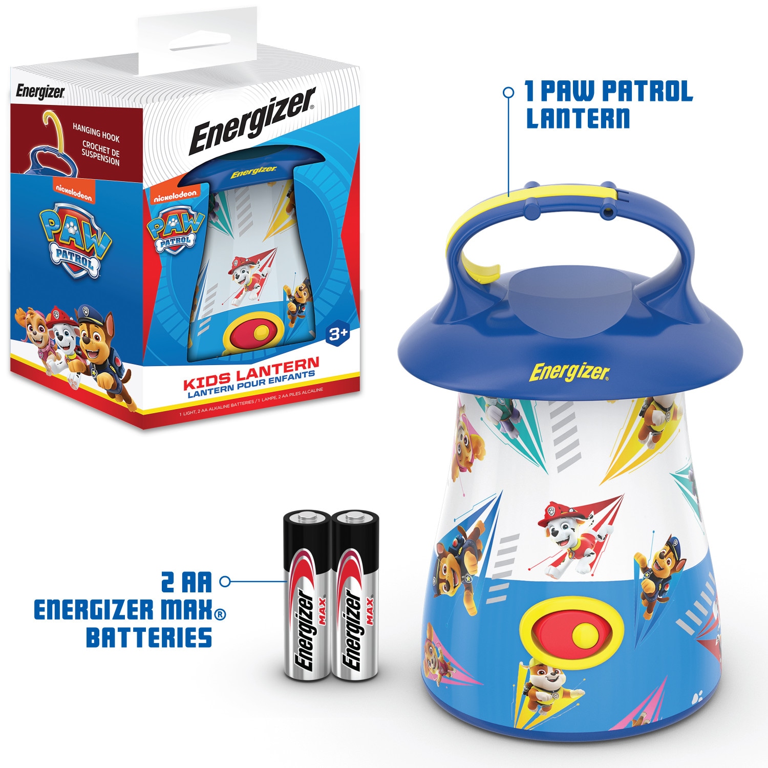 Lámpara de camping LED Paw Patrol de Energizer con 15 lúmenes e incluye pilas