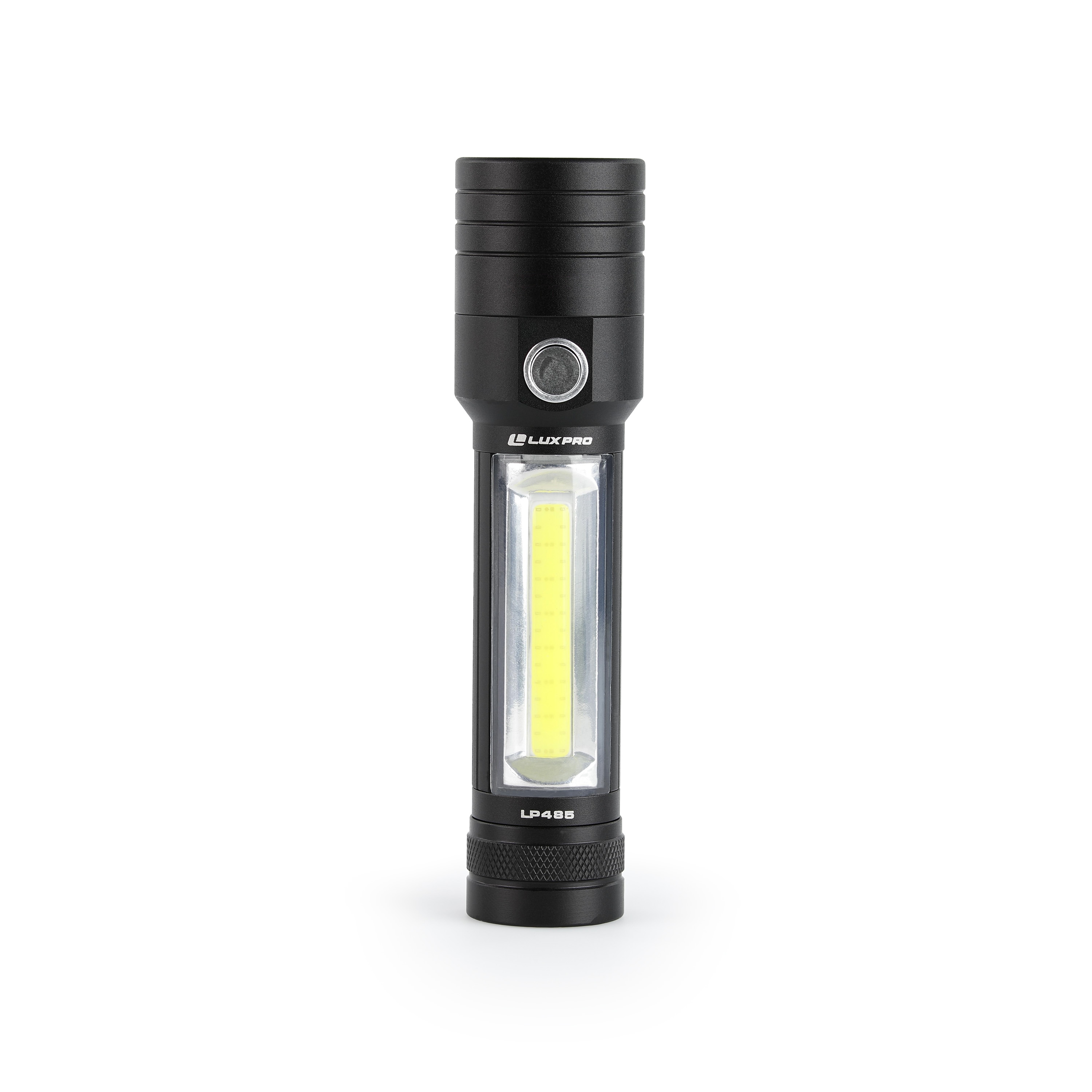 Lámpara de mano brillante de 537 lúmenes con 3 modos de iluminación LED con pilas incluidas