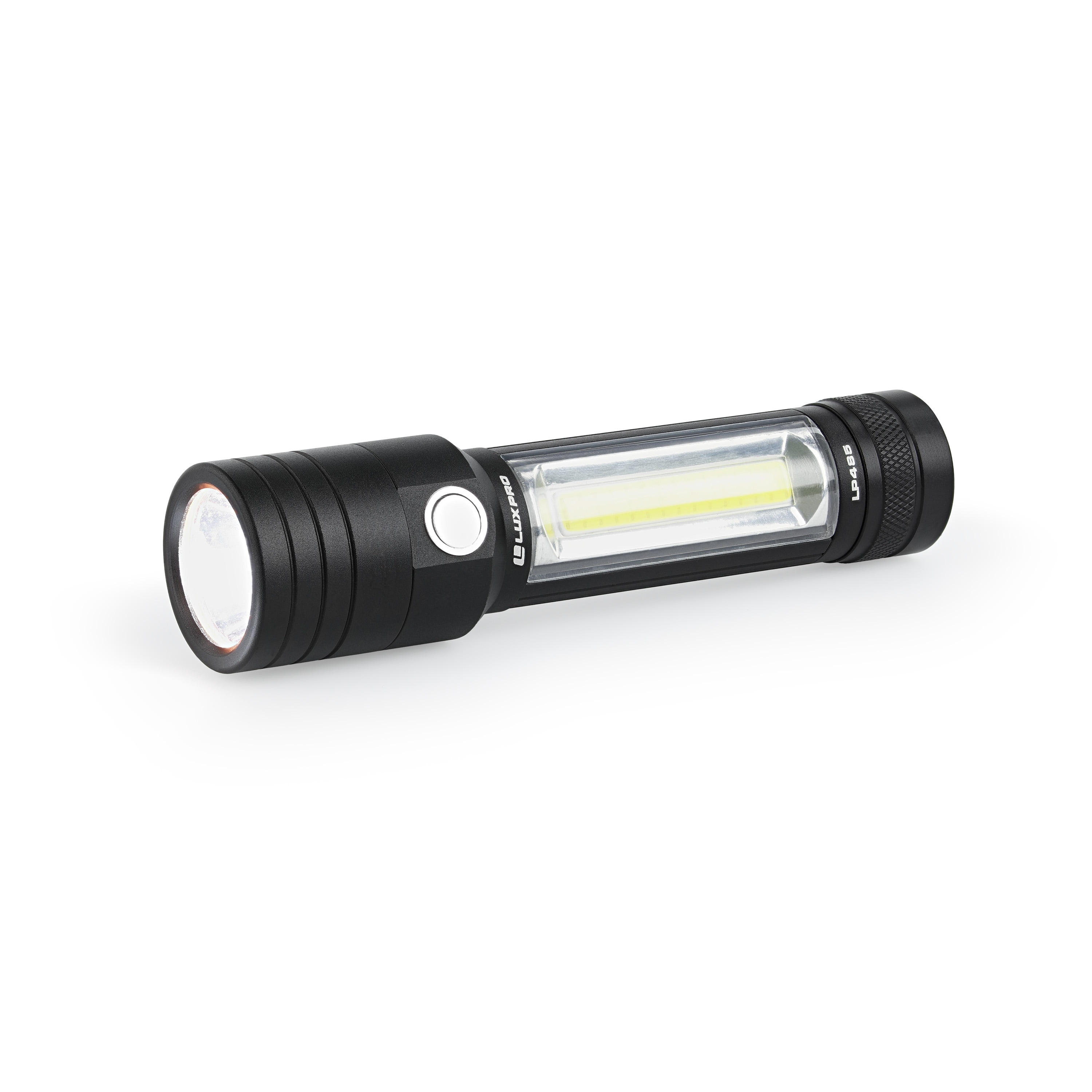 Lámpara de mano brillante de 537 lúmenes con 3 modos de iluminación LED con pilas incluidas