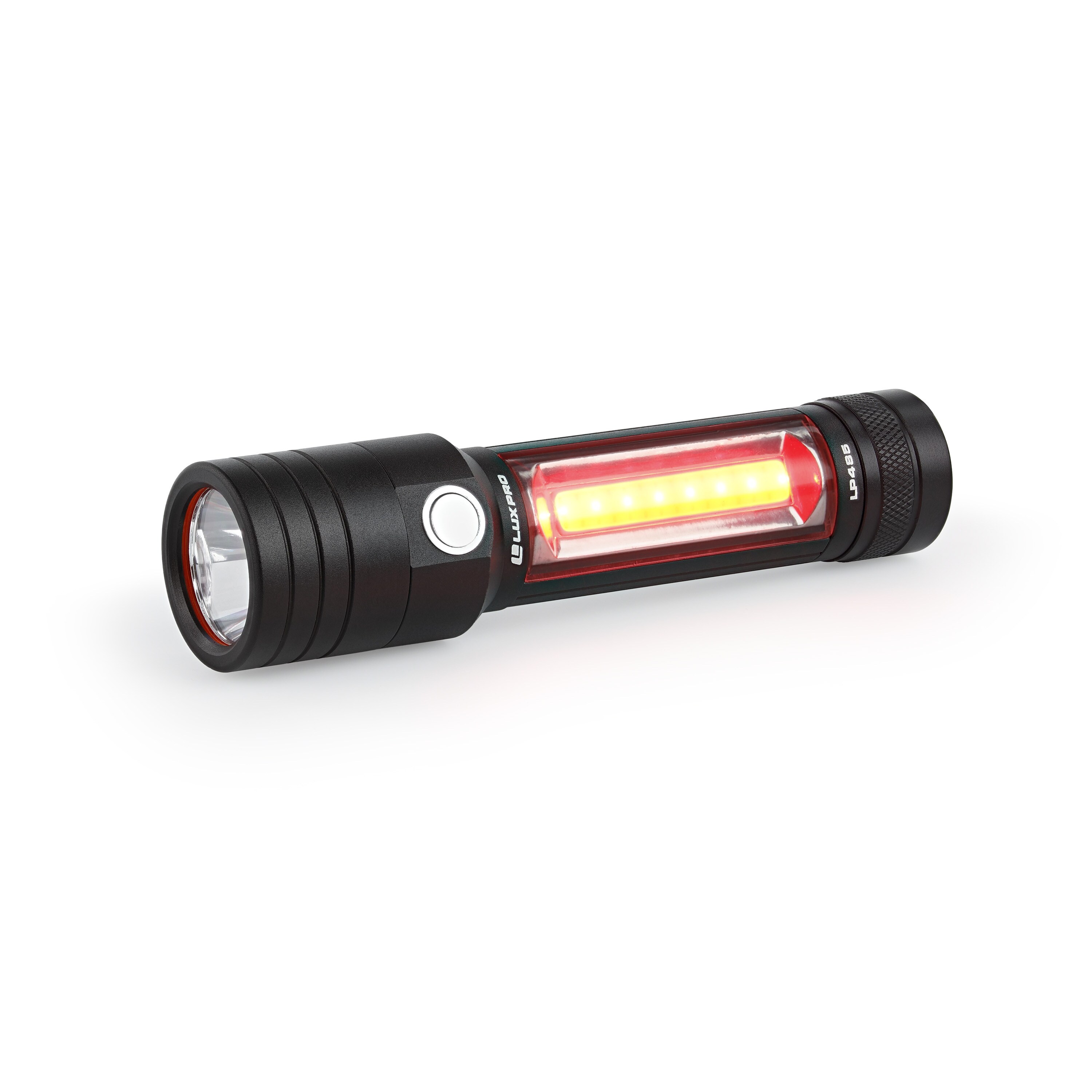 Lámpara de mano brillante de 537 lúmenes con 3 modos de iluminación LED con pilas incluidas