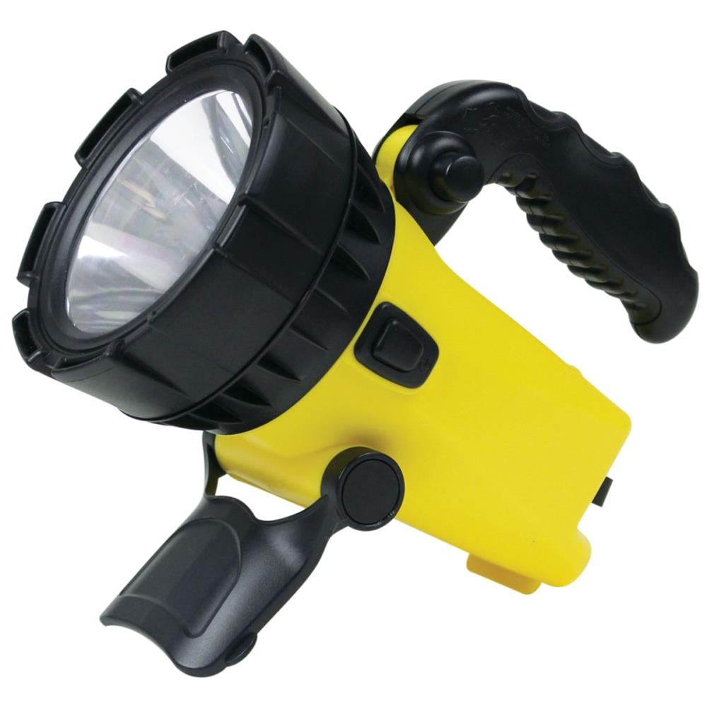 Foco recargable RoadPro AC/DC de 360 lúmenes con 2 modos de iluminación LED y baterías recargables incluidas