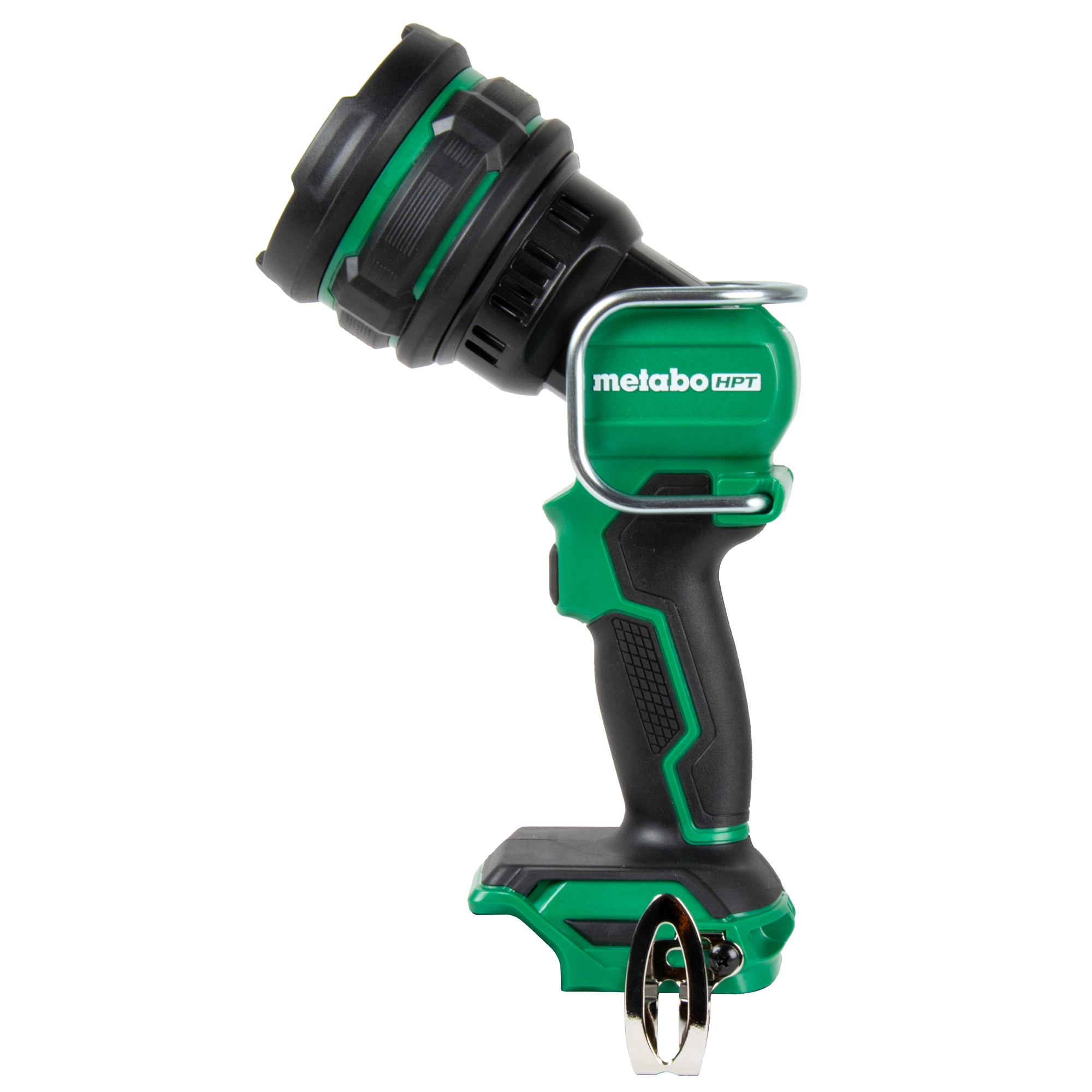 Linterna recargable inalámbrica de herramienta eléctrica de 18 voltios con batería de iones de litio (Li-ion) de 1050 lúmenes Metabo HPT (Herramienta solamente) UB18DHQ4M