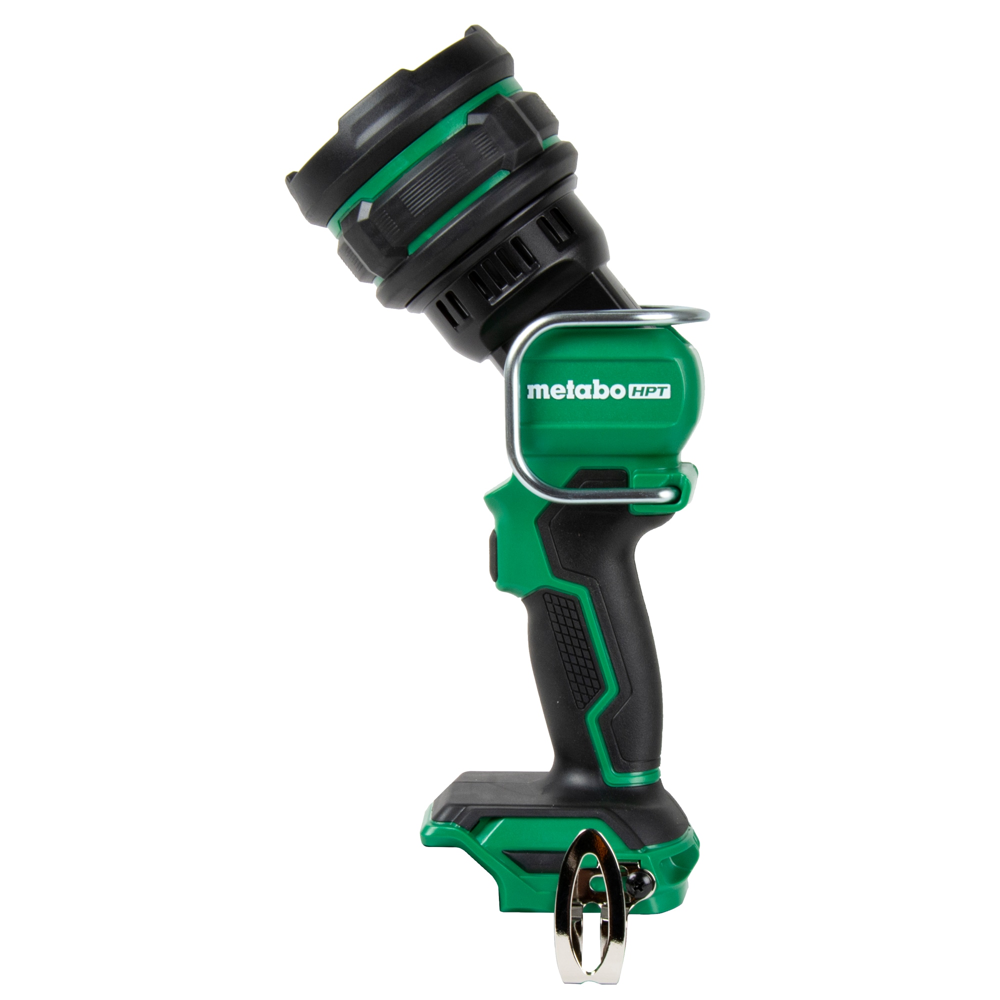 Linterna recargable inalámbrica de herramienta eléctrica de 18 voltios con batería de iones de litio (Li-ion) de 1050 lúmenes Metabo HPT (Herramienta solamente) UB18DHQ4M