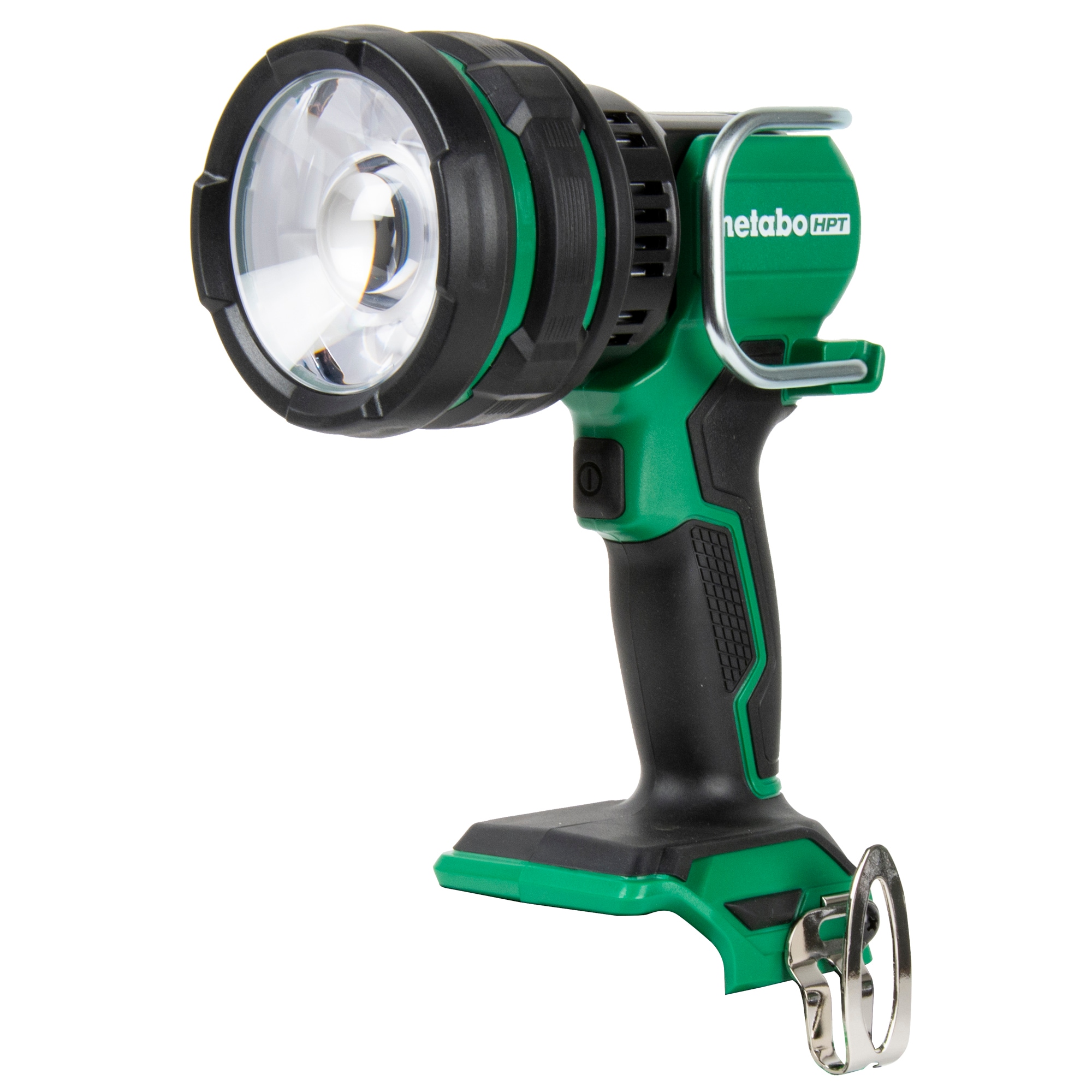 Linterna recargable inalámbrica de herramienta eléctrica de 18 voltios con batería de iones de litio (Li-ion) de 1050 lúmenes Metabo HPT (Herramienta solamente) UB18DHQ4M
