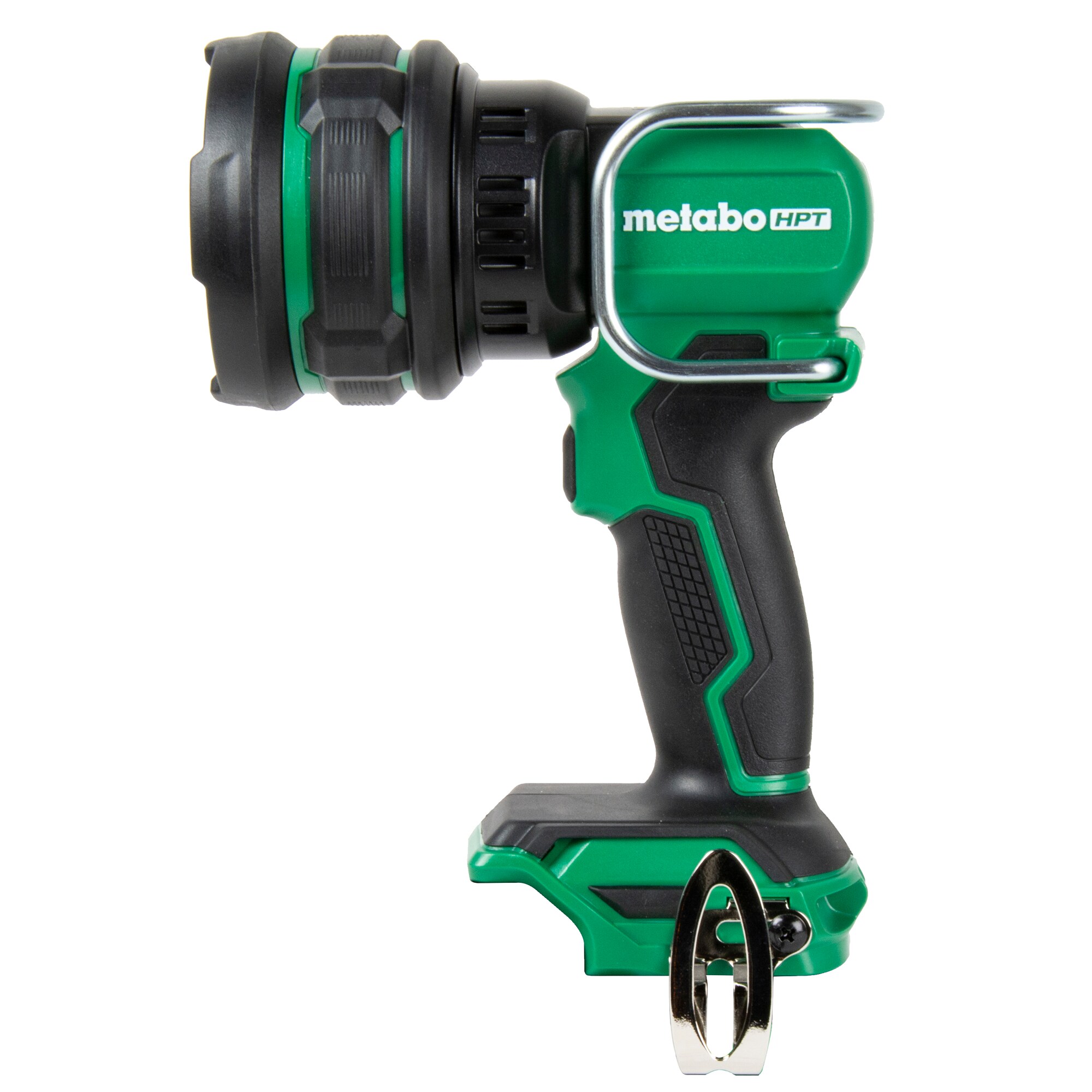 Linterna recargable inalámbrica de herramienta eléctrica de 18 voltios con batería de iones de litio (Li-ion) de 1050 lúmenes Metabo HPT (Herramienta solamente) UB18DHQ4M