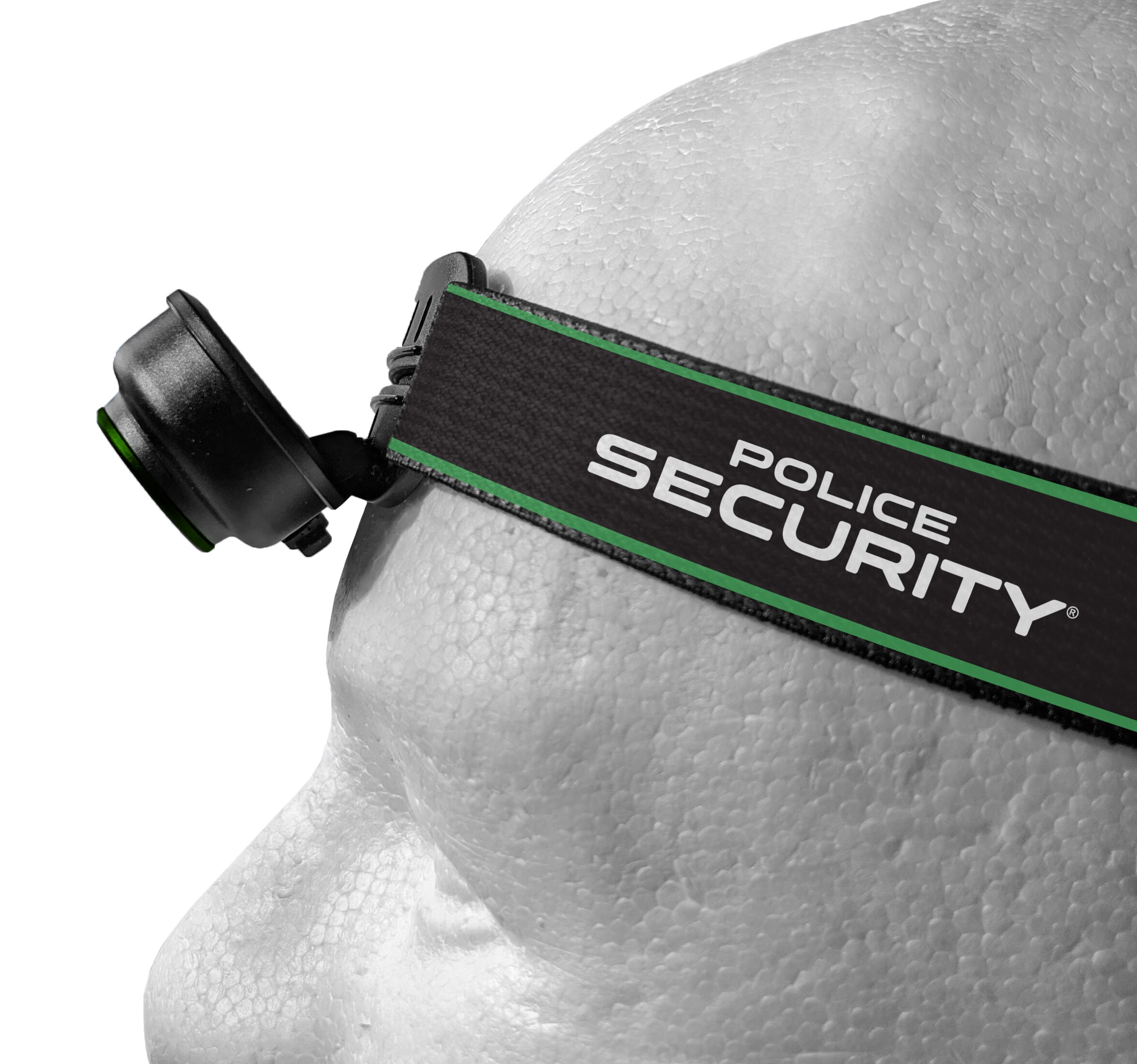 Lámpara frontal de LED Police Security Colt-R de 400 lúmenes con batería recargable incluida 98732