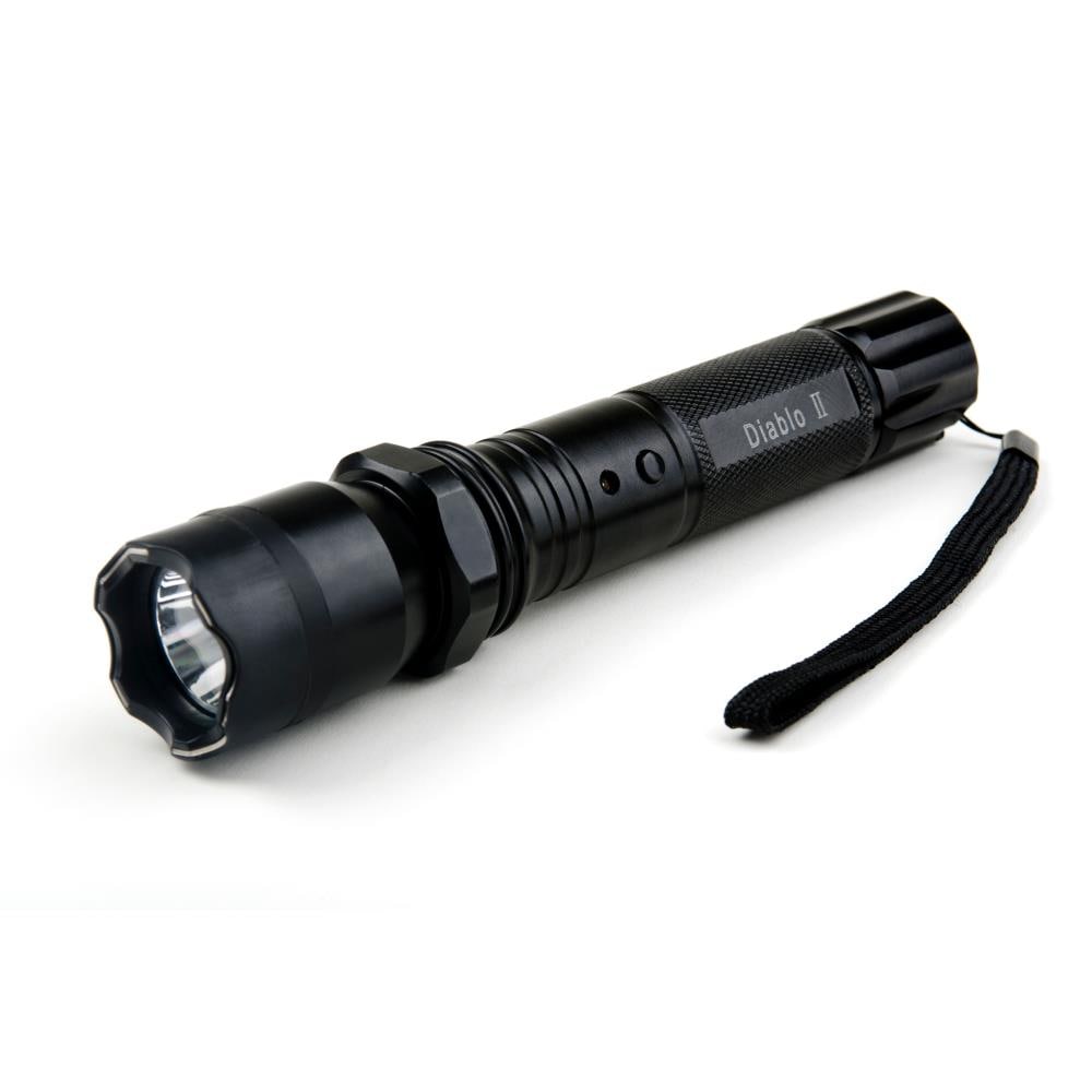 Linterna LED Guard Dog Security Diablo II de 320 lúmenes con 3 modos y baterías recargables incluidas