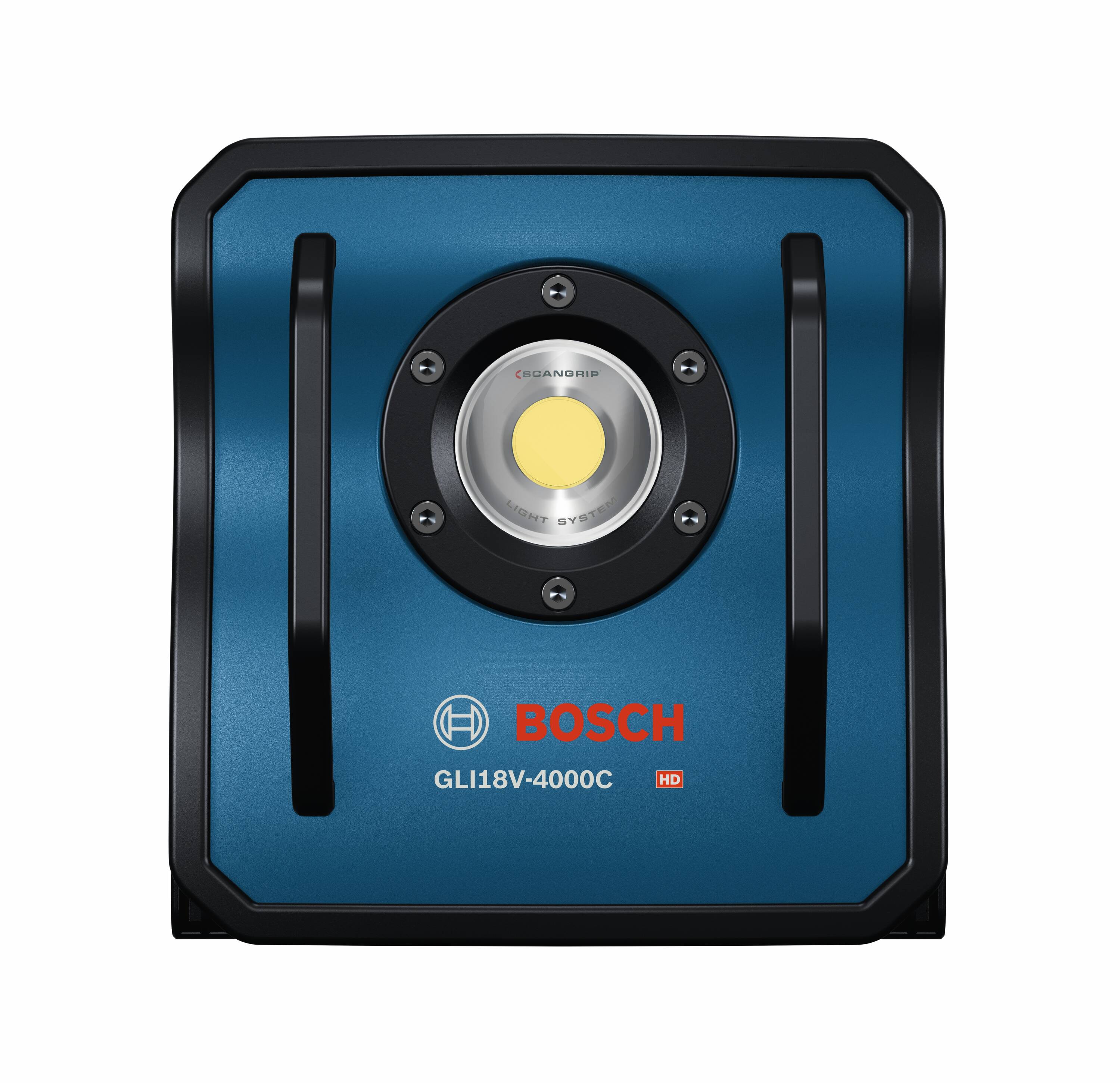 Linterna inalámbrica recargable de 4000 lúmenes con batería de iones de litio de 18 voltios de Bosch