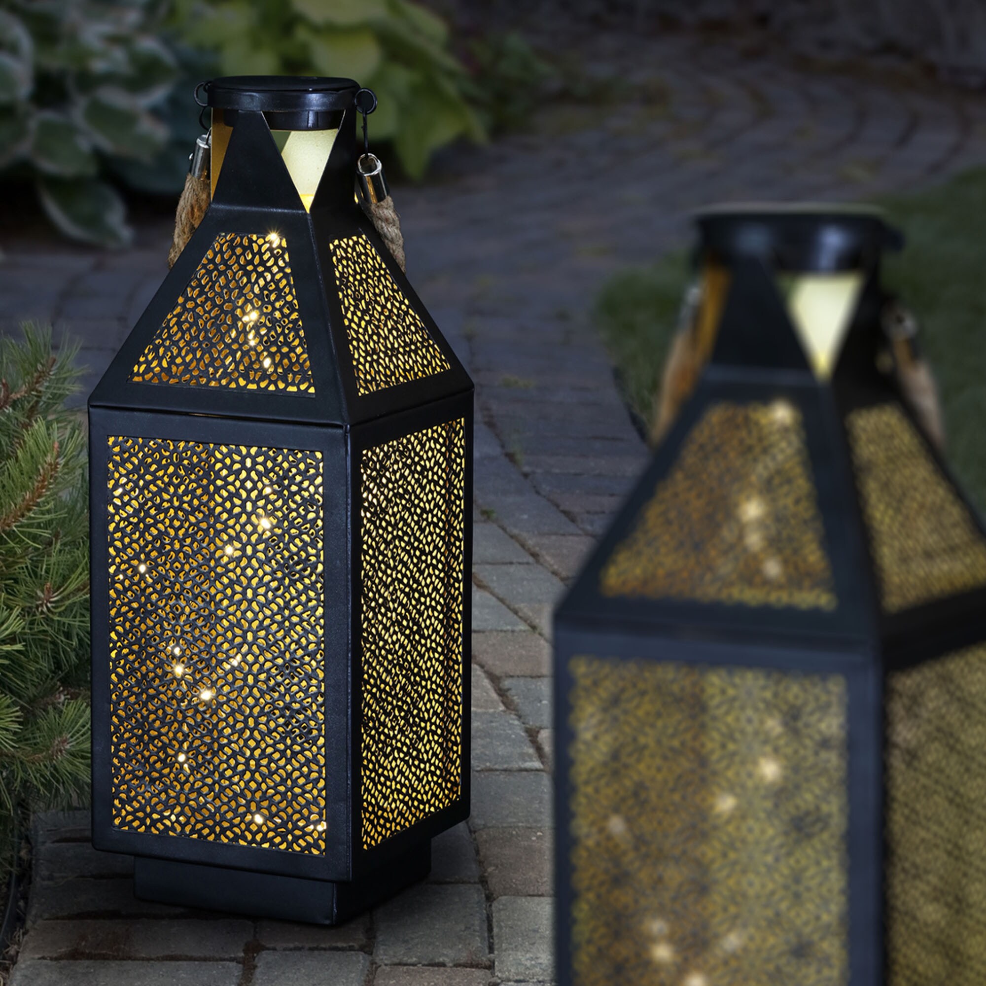 Linterna de camping LED para exteriores Four Seasons - Paquete de 2
