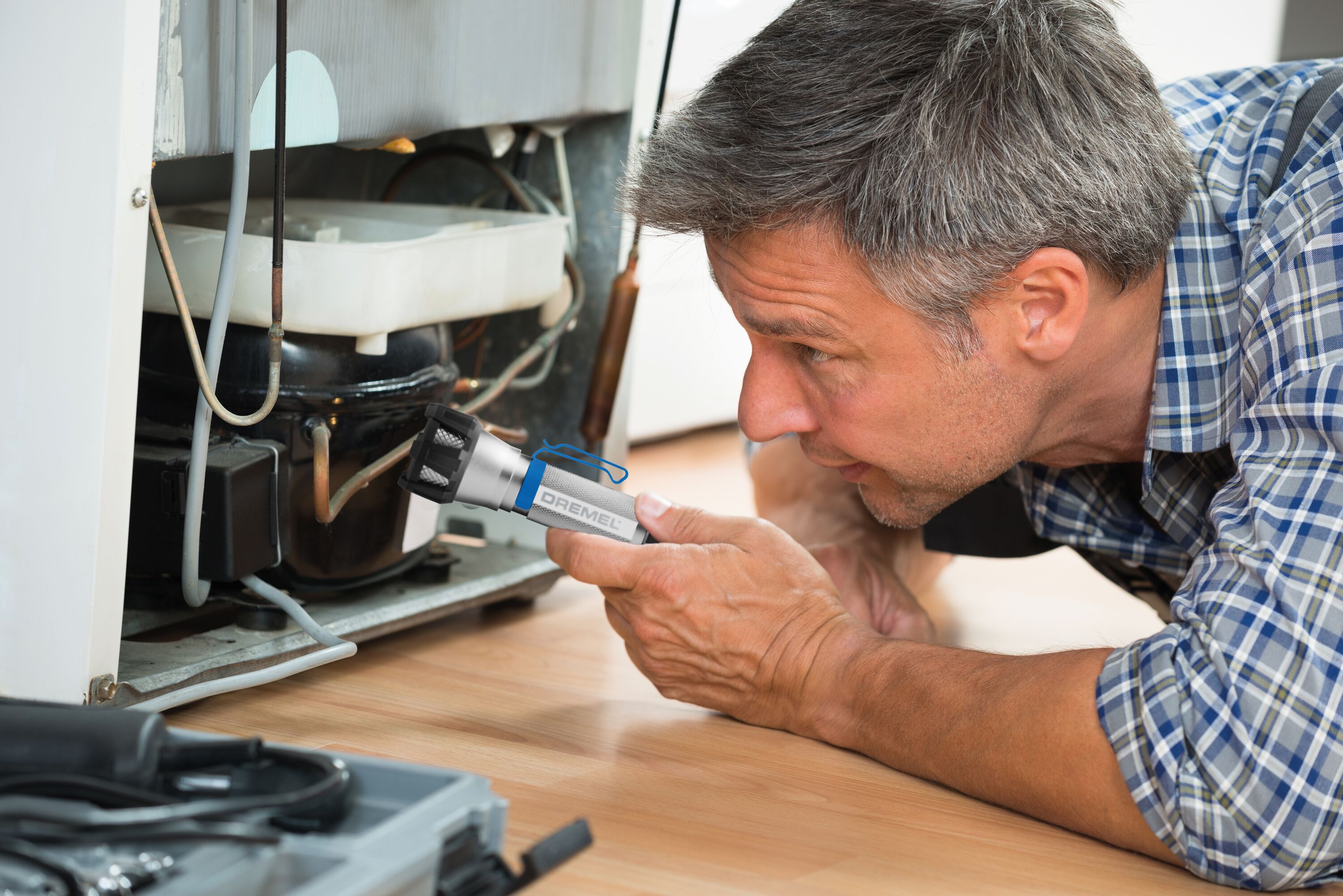 Linterna Miniatura LED Dremel de 500 lúmenes con 1 Modo Recargable HSFL-01