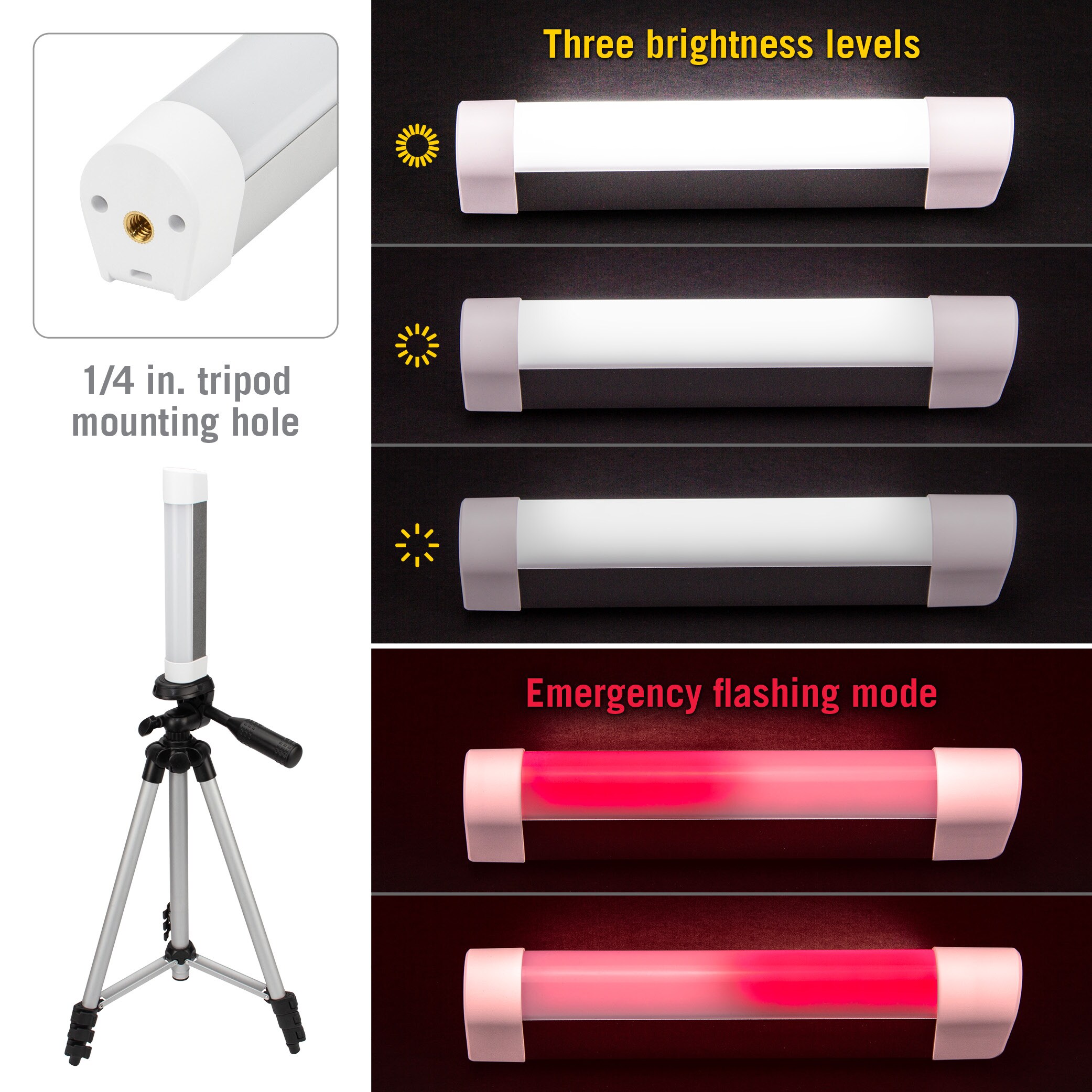 Linterna de Manos Libres Armacost Lighting 100 lúmenes con 4 Modos de Luz LED y Baterías Recargables incluidas 315120