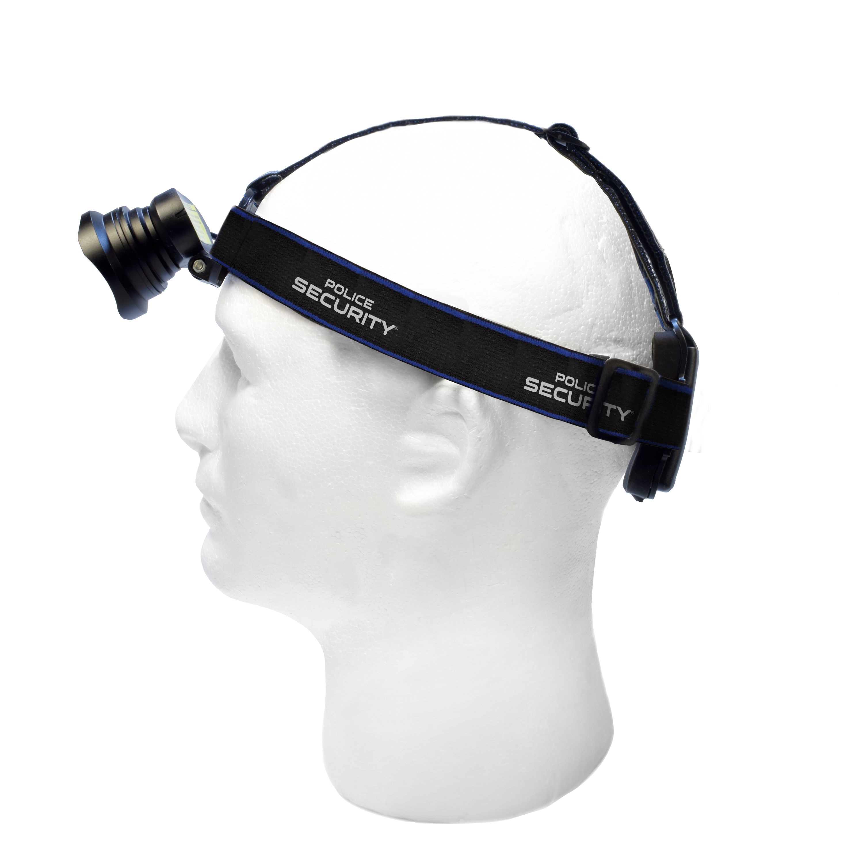 Lámpara frontal LED Police Security Breakout de 600 lúmenes con batería incluida 98298