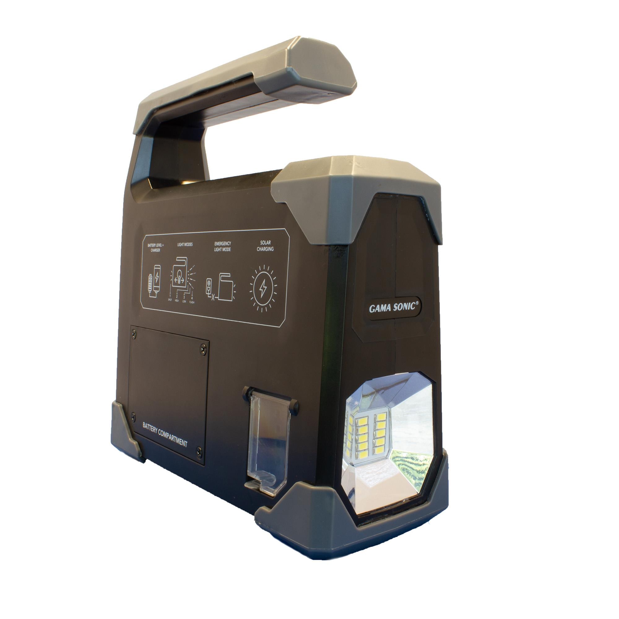 Linterna de camping LED de 1000 lúmenes de Gama Sonic (Recargable) con pilas incluidas 23I60065