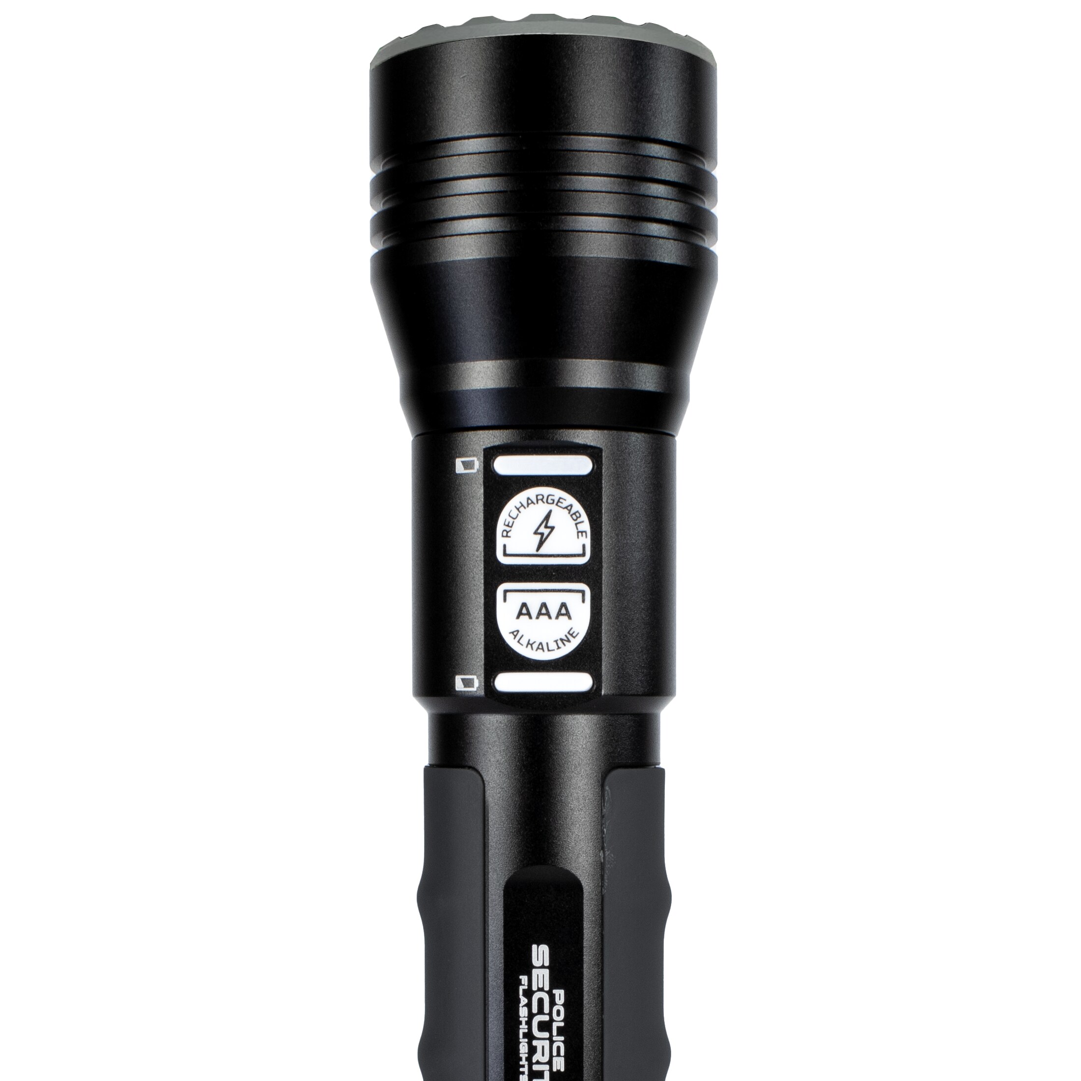 Linterna LED de Policía Security Twin Power de Largo Alcance TP50 de 1000 lúmenes con 4 modos y baterías recargables incluidas 97742