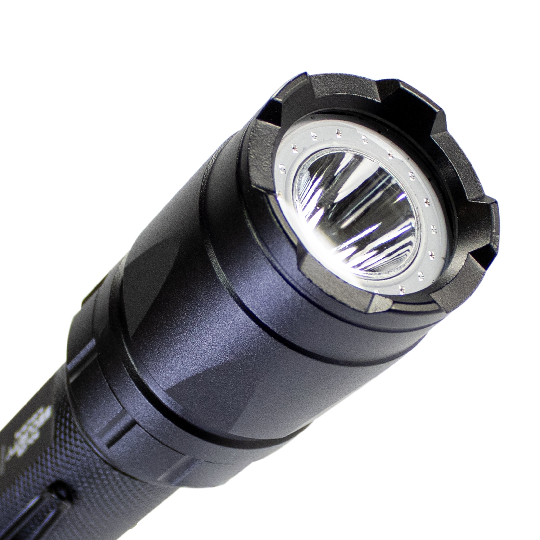 Linterna LED Police Security Trac Tact de 350 lúmenes con 5 modos y baterías incluidas 97999