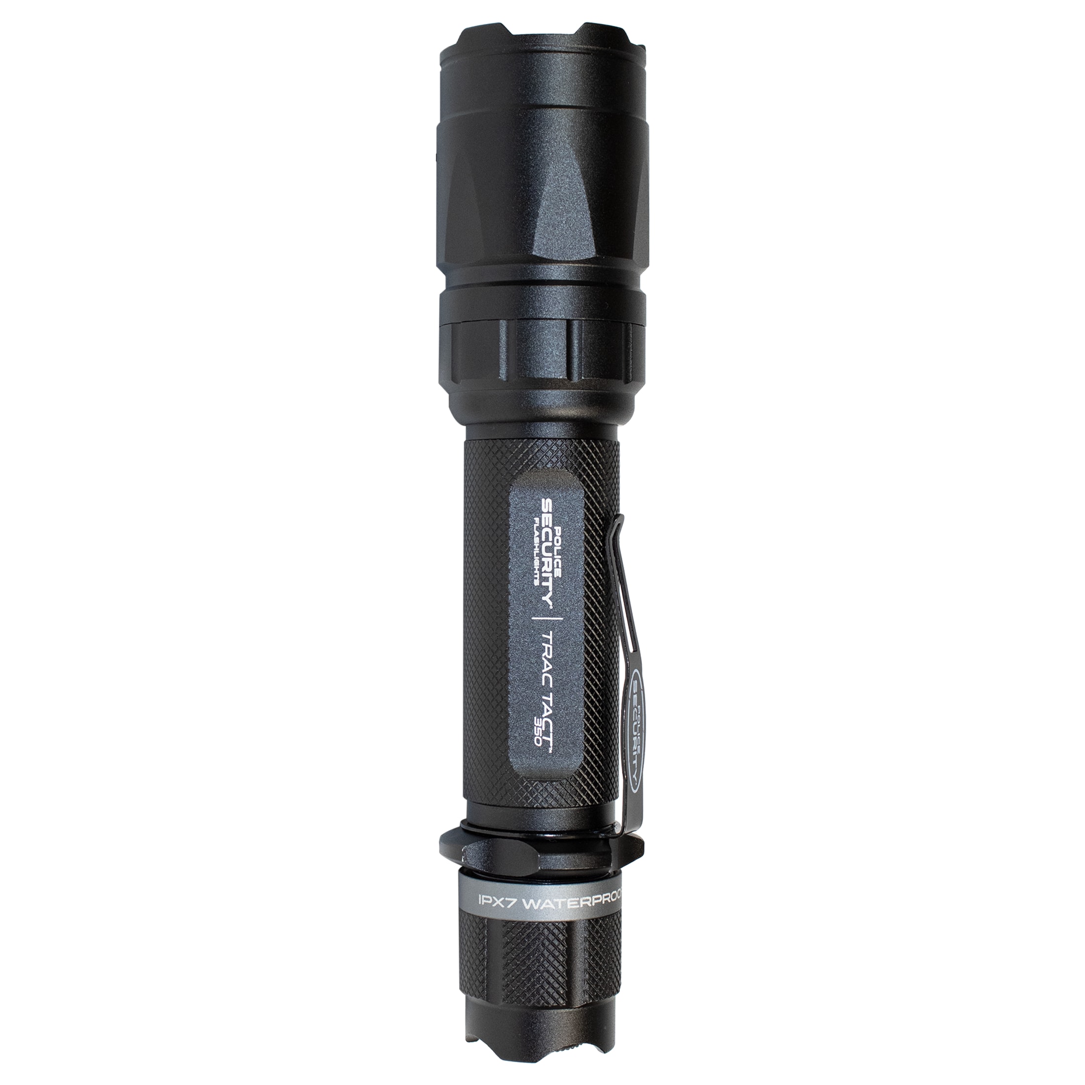 Linterna LED Police Security Trac Tact de 350 lúmenes con 5 modos y baterías incluidas 97999