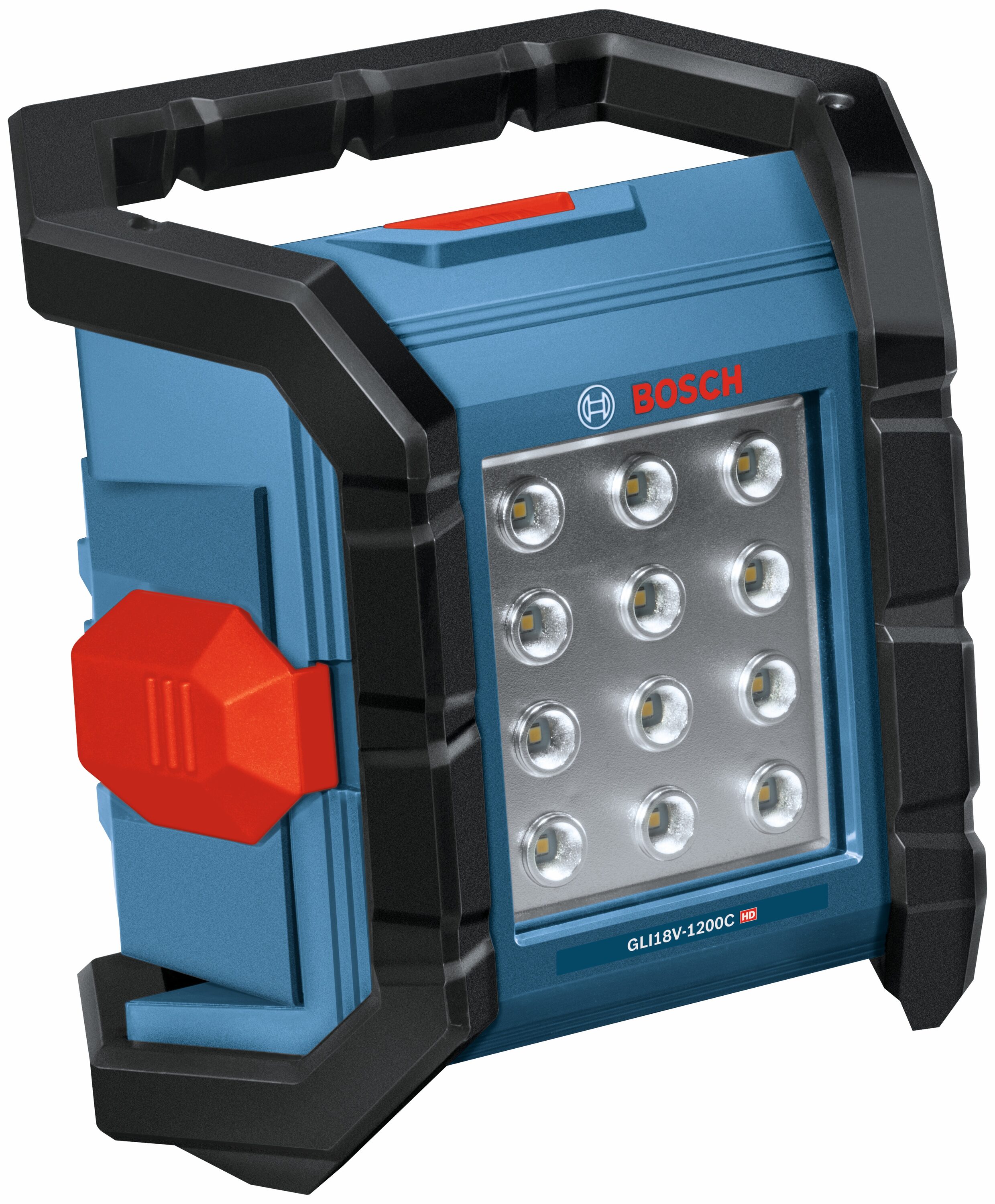 Lámpara recargable de 1200 lúmenes Bosch de 18 voltios con tecnología de iones de litio (Li-ion) y sin cable (Sólo herramienta)
