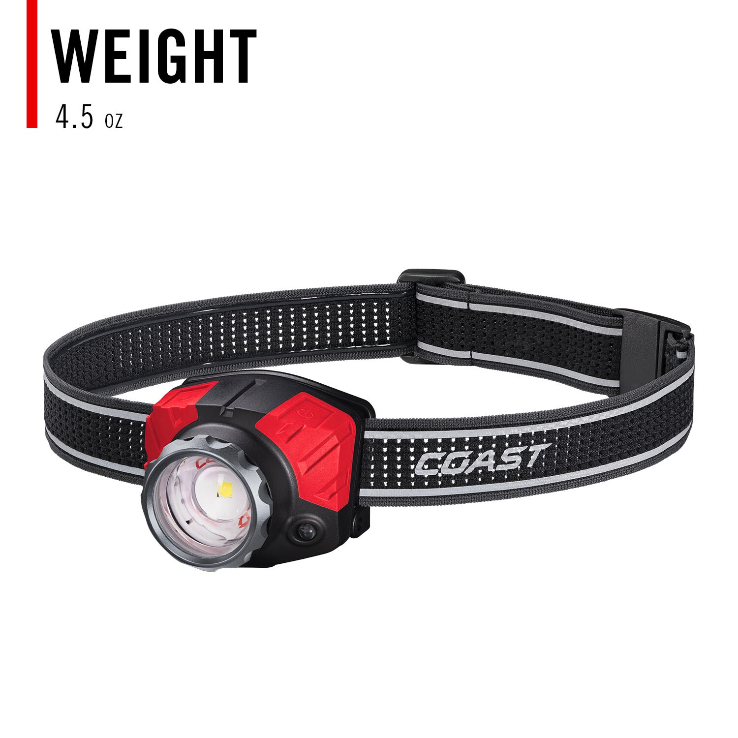 Lámpara frontal LED Coast FL 1000 con batería recargable incluida 31097