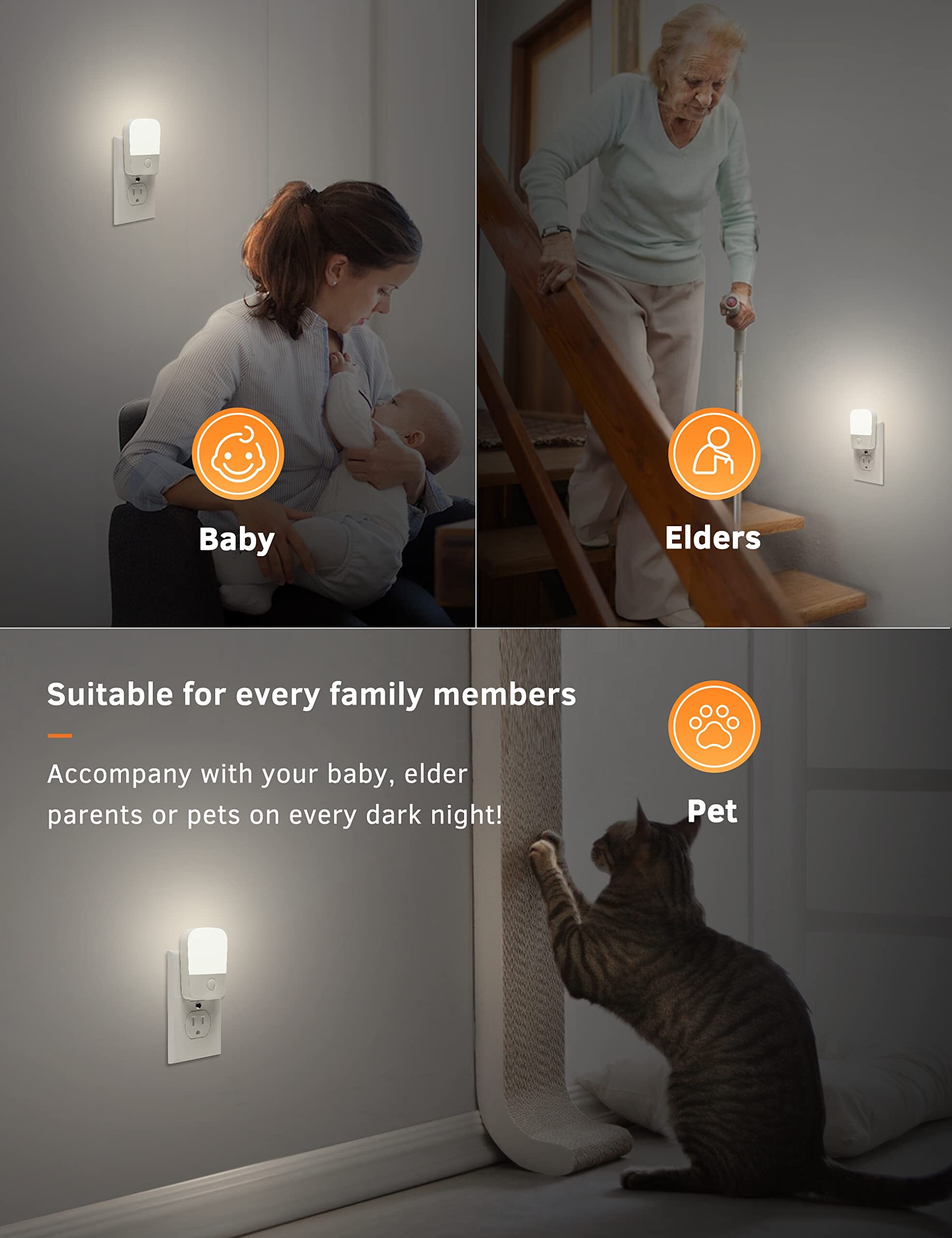 Lámpara de mano con foco LED de 2000 lúmenes y 4 modos con batería recargable