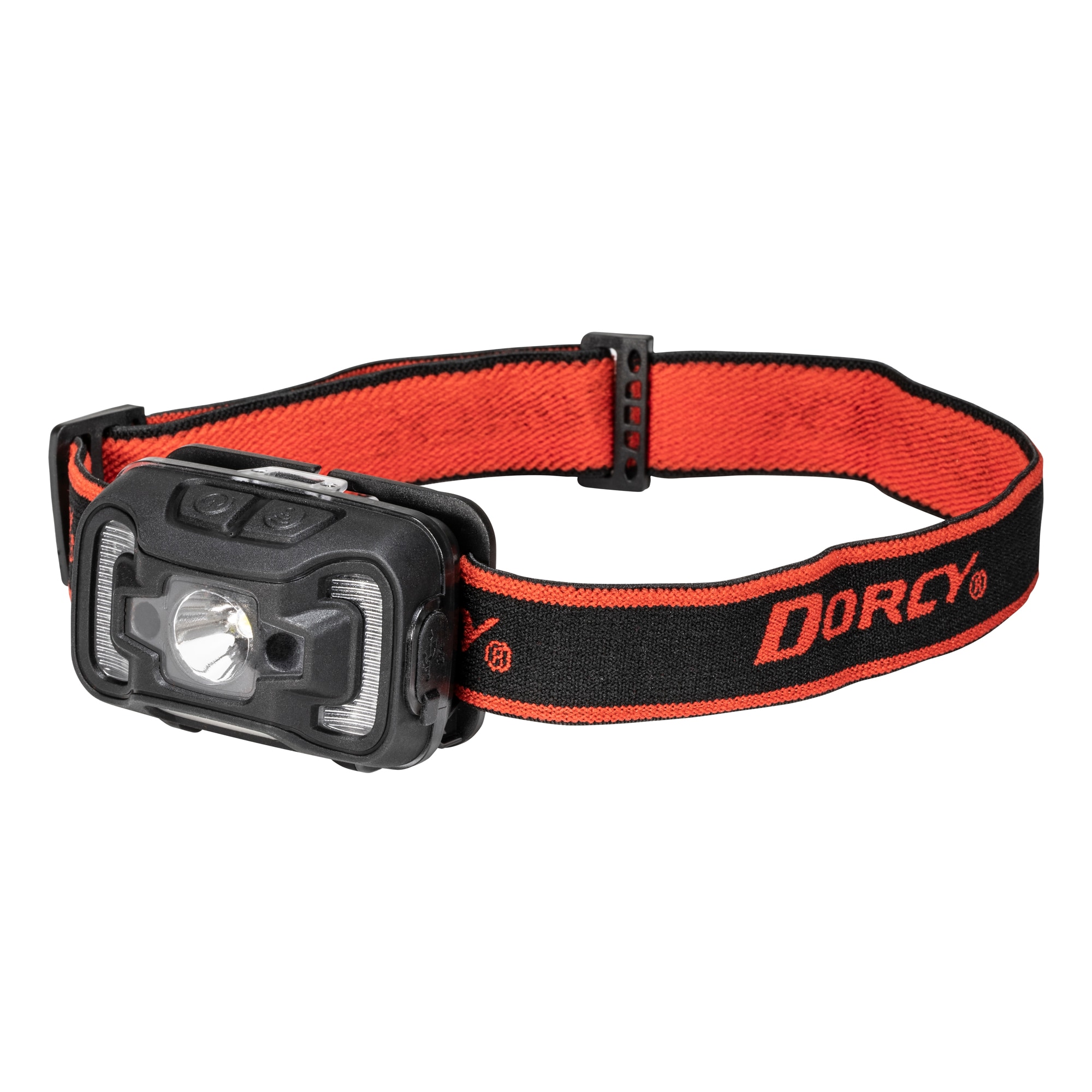 Lámpara frontal LED de 330 lúmenes de Dorcy International con batería recargable incluida 41-4359.