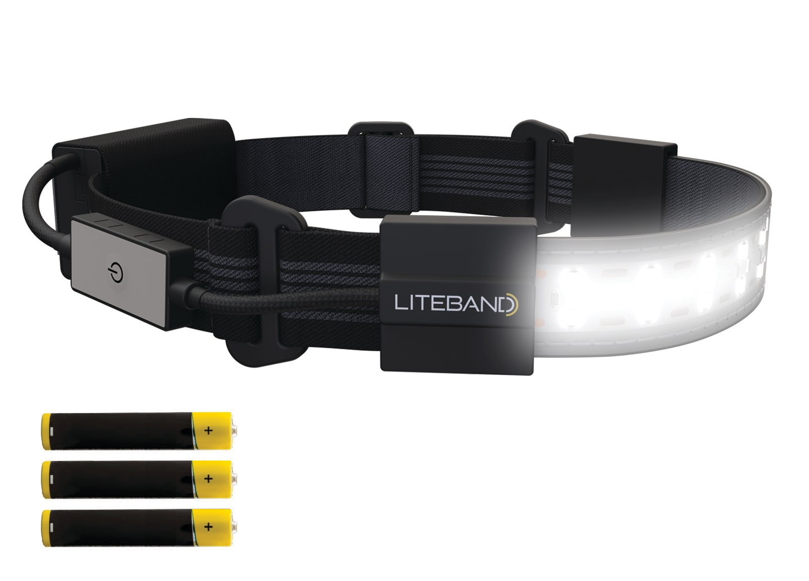 Lámpara frontal de LED de 300 lúmenes con batería incluida