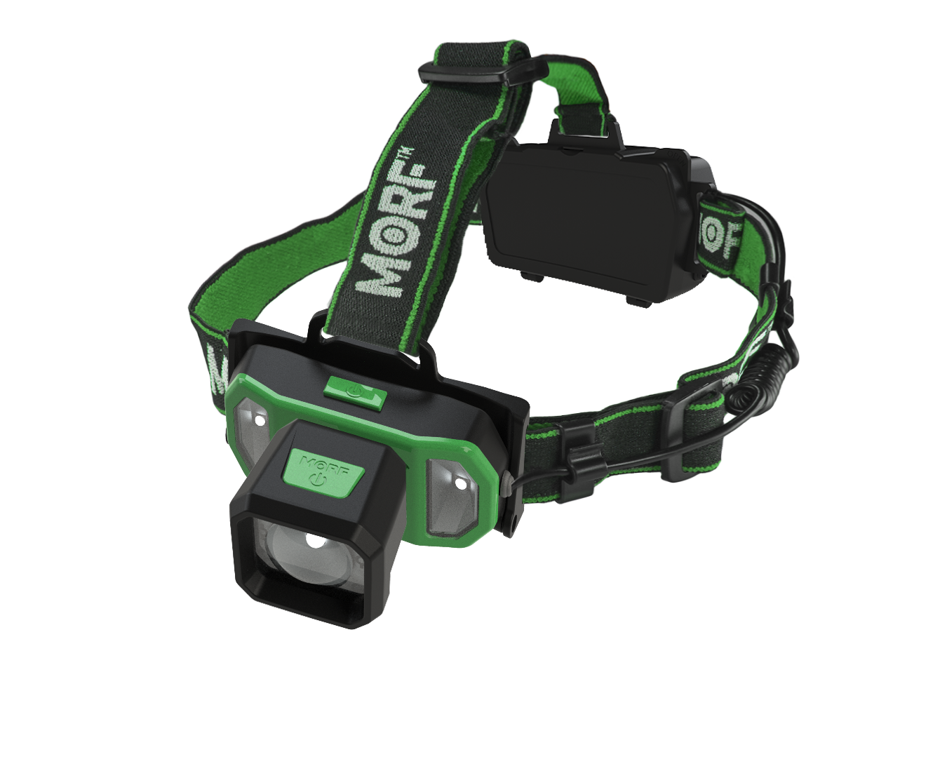 Lámpara frontal LED Police Security MORF de 700 lúmenes con batería recargable incluida 98935
