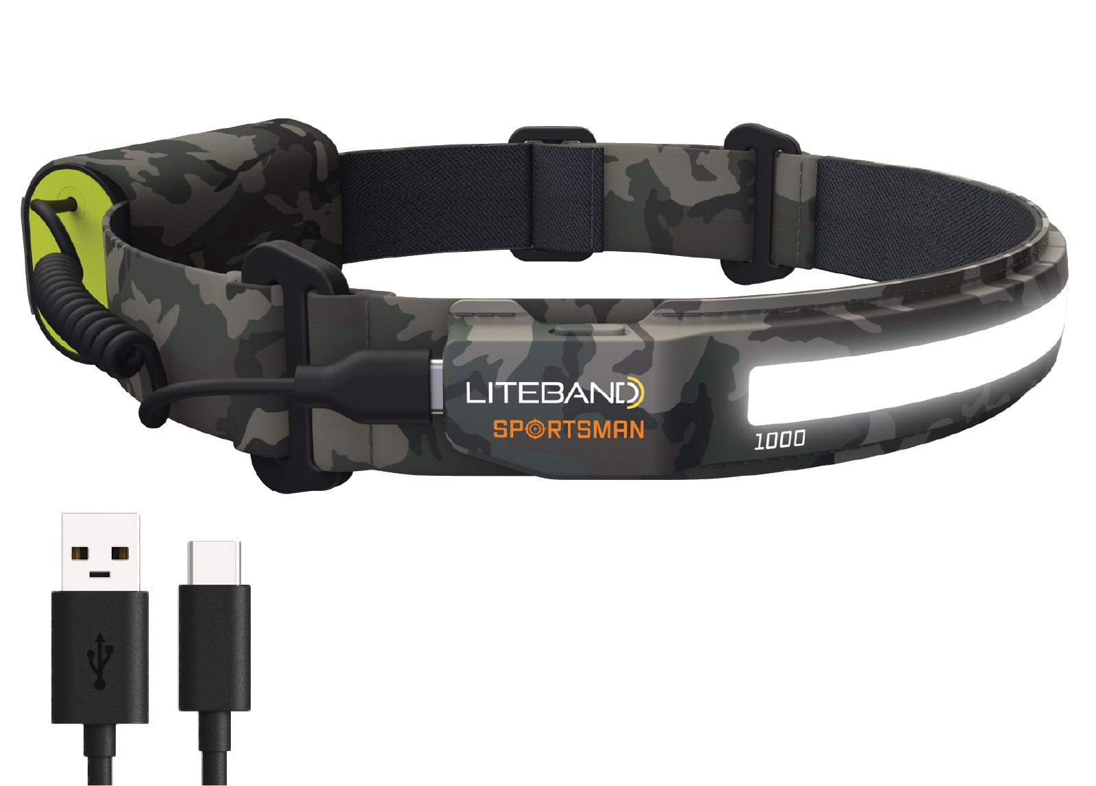 Linterna frontal de LED de 1500 lúmenes con batería recargable incluida LXBP-3400