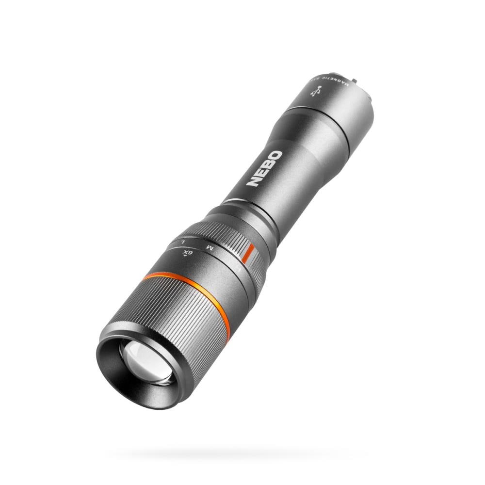 Lámpara de mano NEBO Davinci de 1000 lúmenes con 4 modos y baterías recargables incluidas