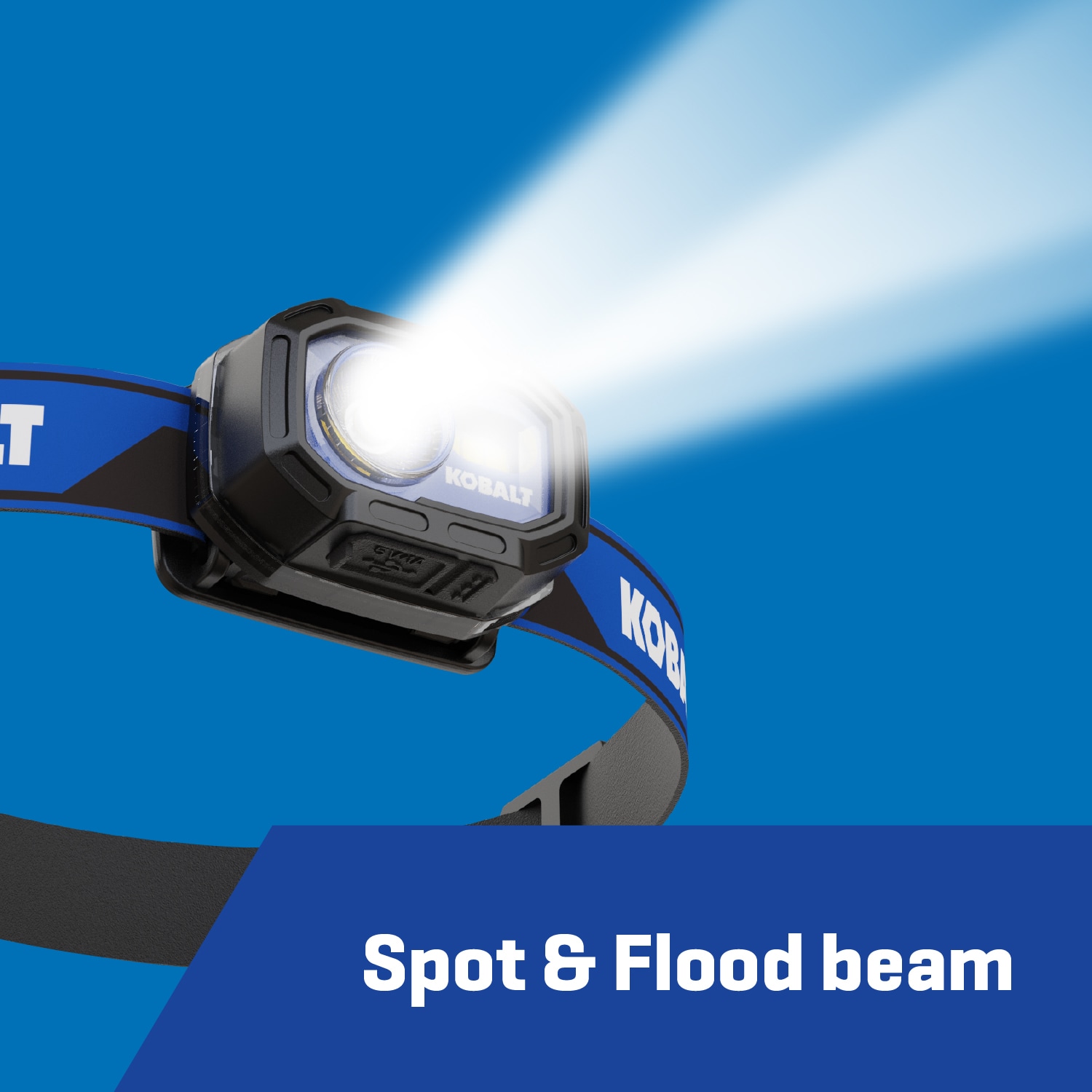 Lámpara frontal LED Kobalt de 350 lúmenes con batería recargable incluida KH350CHG