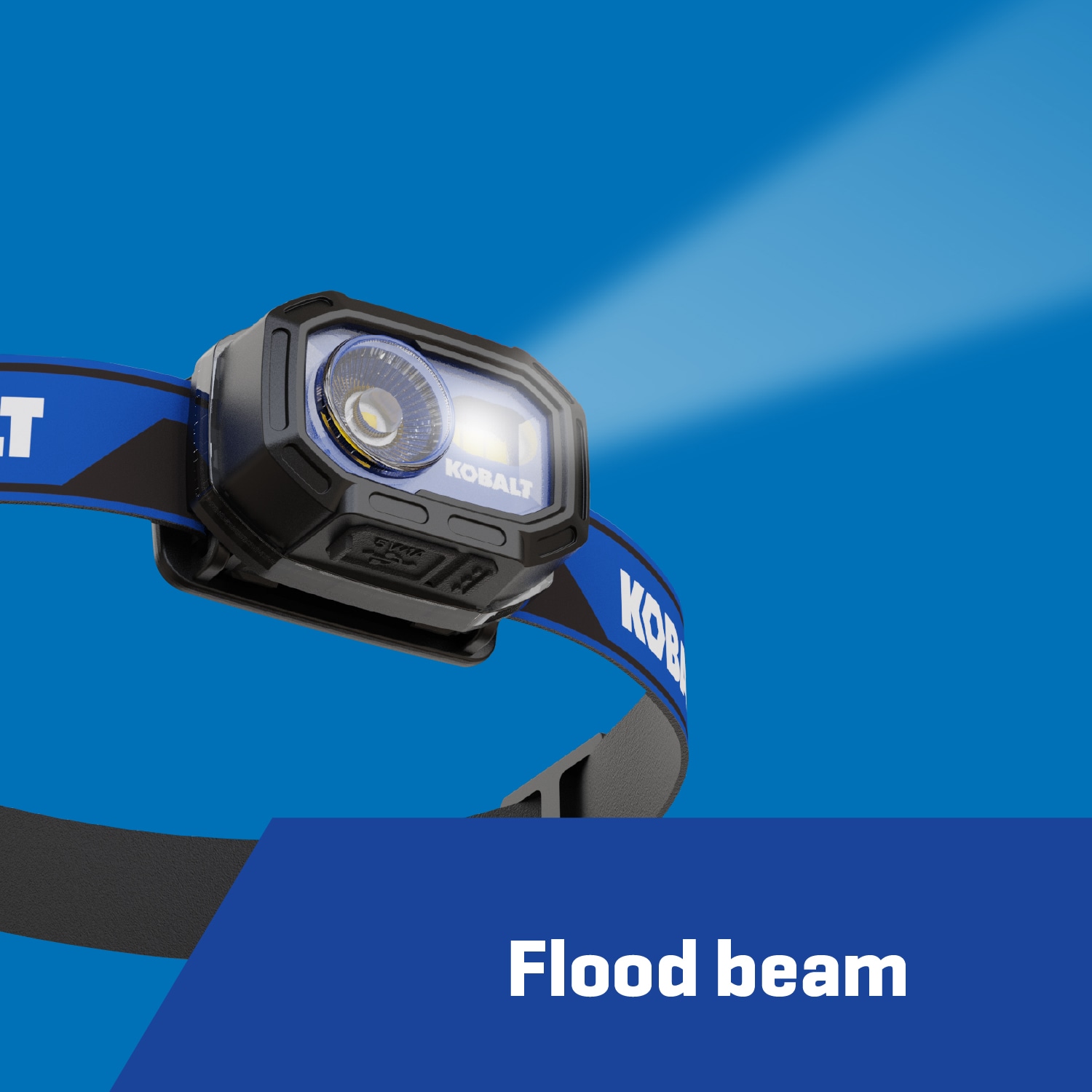 Lámpara frontal LED Kobalt de 350 lúmenes con batería recargable incluida KH350CHG