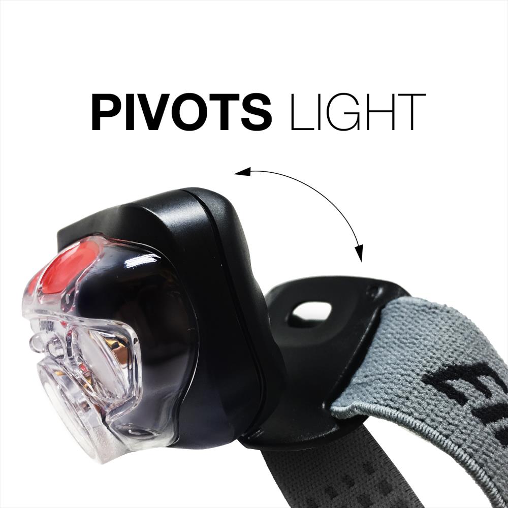 Linterna frontal LED Energizer Vision HD de 315 lúmenes con batería incluida.