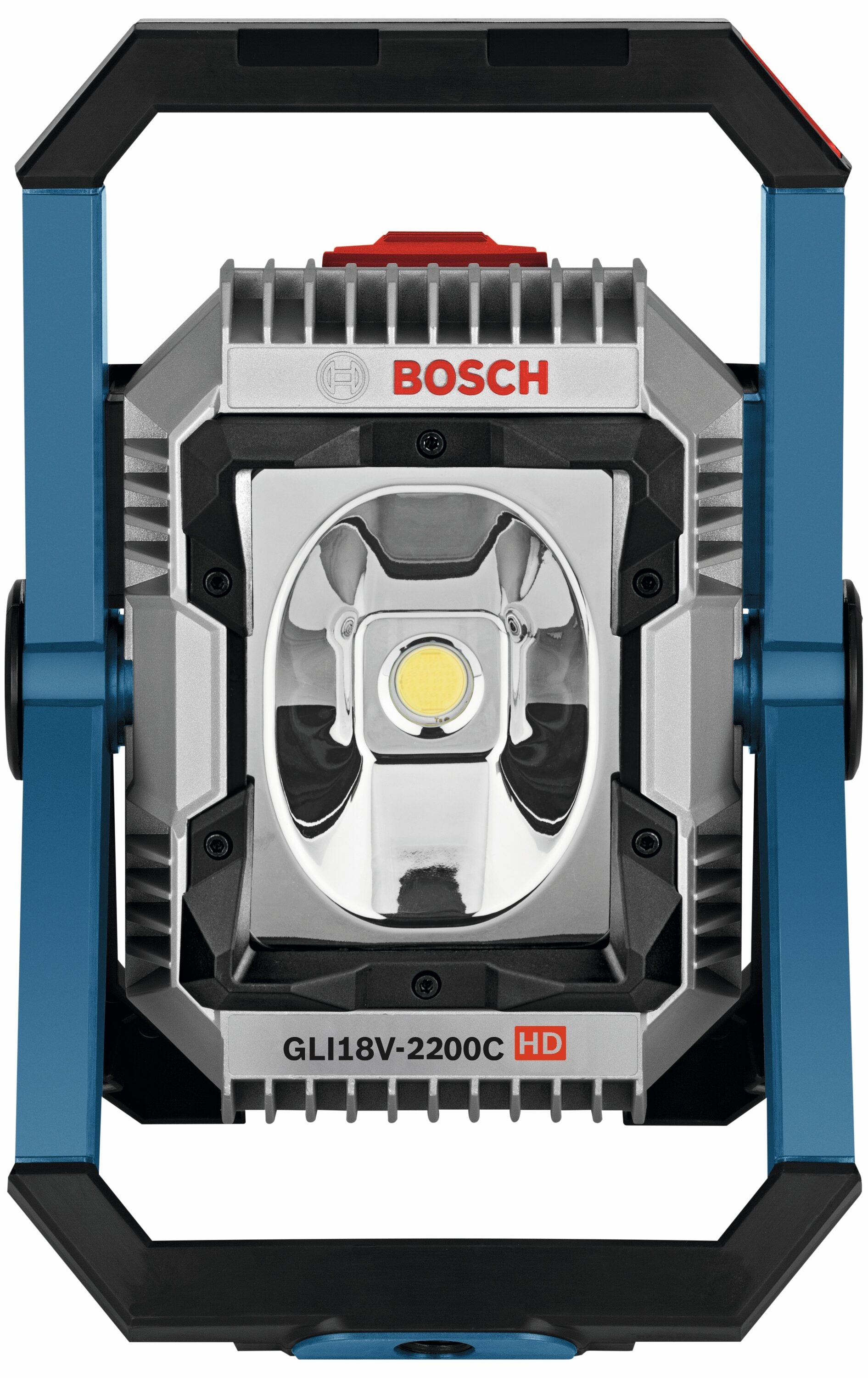 Foco recargable de 2200 lúmenes sin cables con batería de iones de litio de 18 voltios de Bosch
