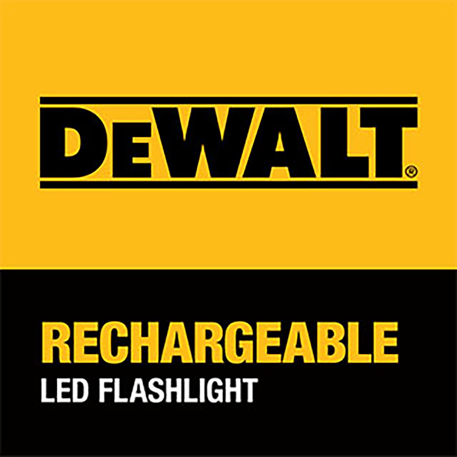 Linterna de mano DEWALT de luz LED con 1000 lúmenes y 3 modos, incluye baterías recargables DCL183