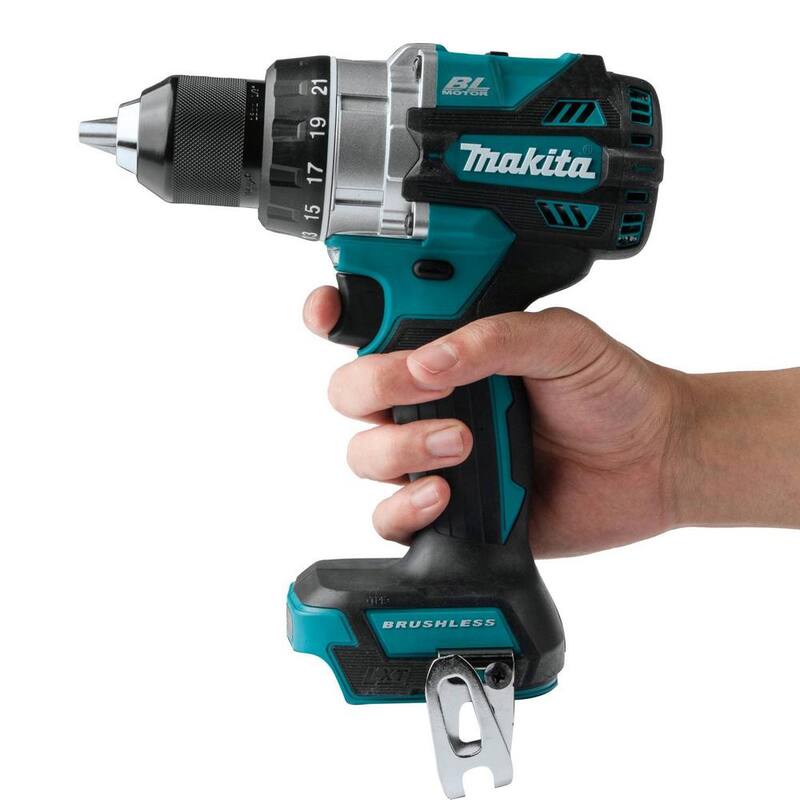Makita Taladro Inalámbrico 18V de iones de litio sin escobillas de 1/2 pulgada (Herramienta Solamente) - XFD14Z