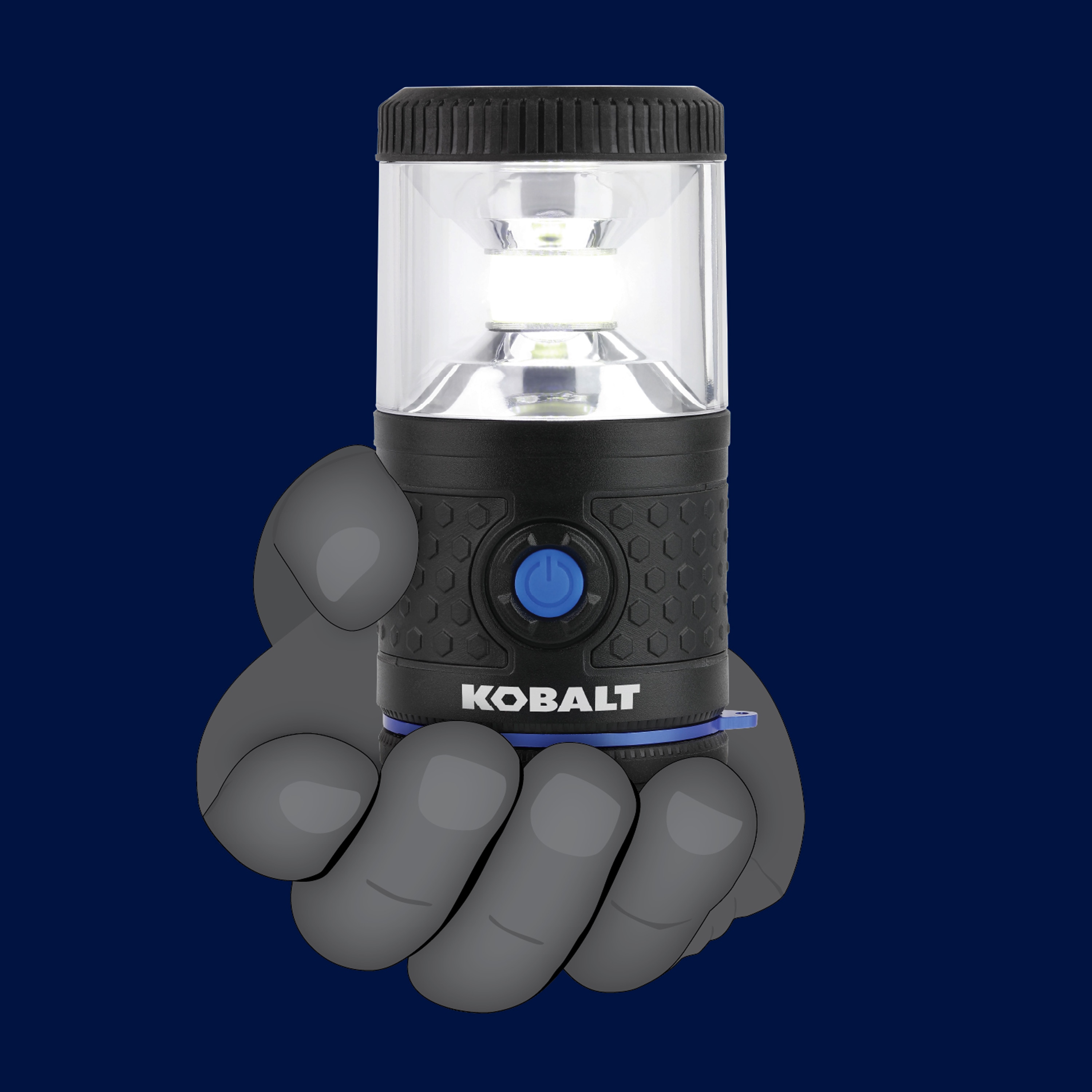 Lámpara de camping LED Kobalt de 340 lúmenes con pilas incluidas LP-KB1515