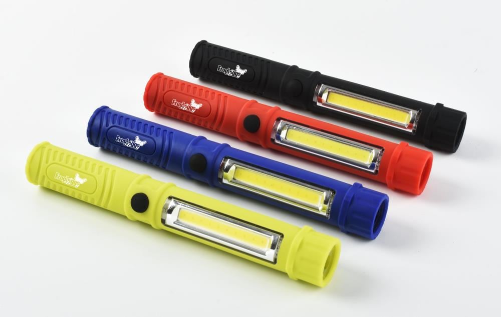 Linterna miniatura LED FrogLeggs de 160 lúmenes con 2 modos e incluye pilas FL9801