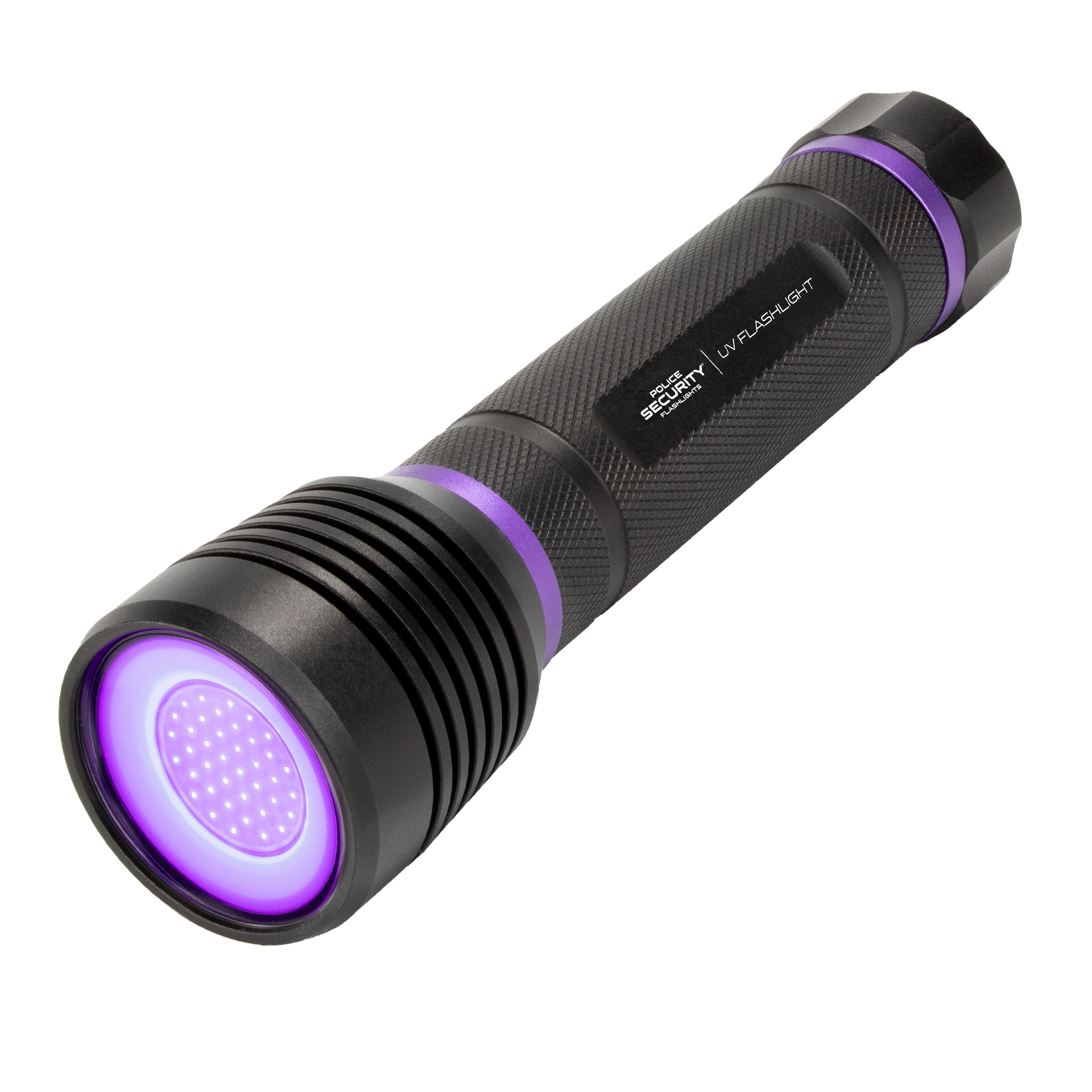 Linterna UV Police Security 6AAA de 395nm con 1 modo y pilas incluidas 98734