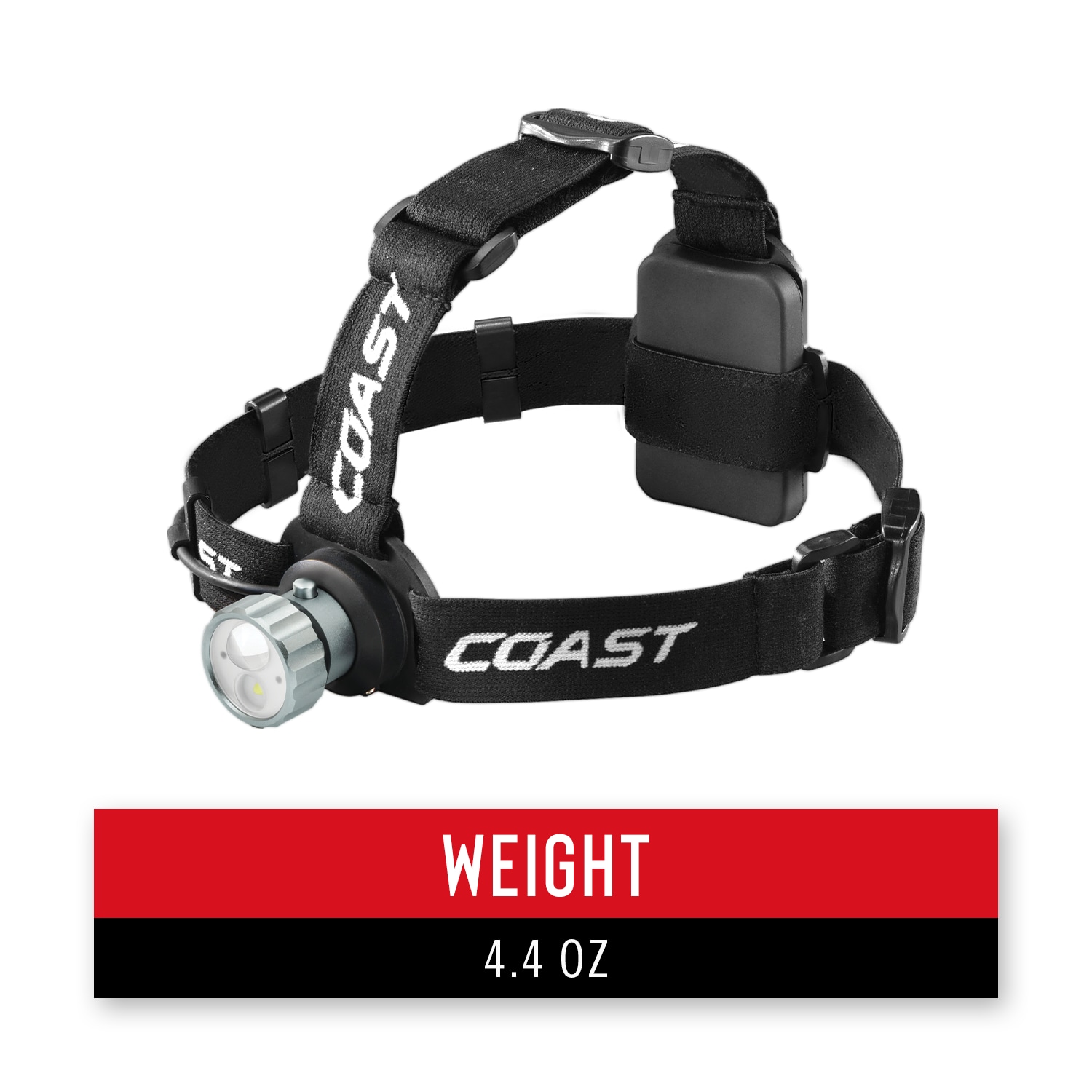 Lámpara fronta con luz LED Coast 510 - Batería incluida 30557