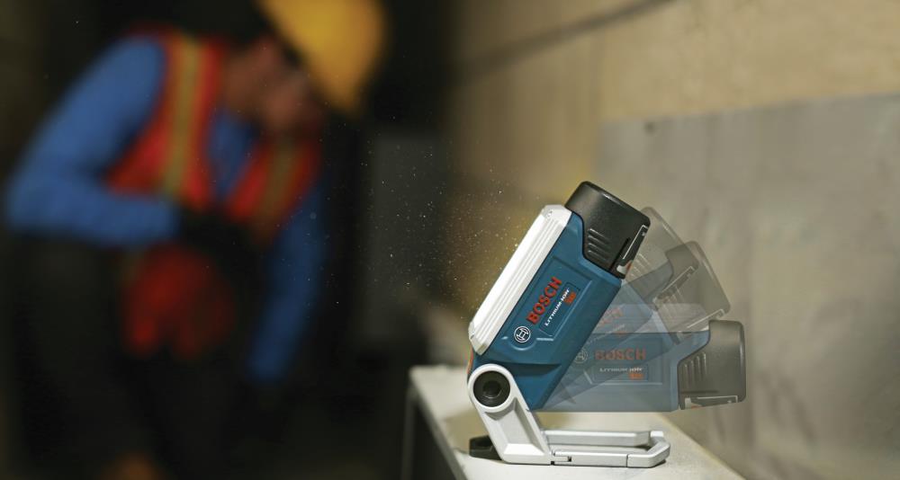 Lámpara de herramientas recargable inalámbrica de 330 lúmenes con baterías de 12 voltios Bosch (solo herramienta) FL12