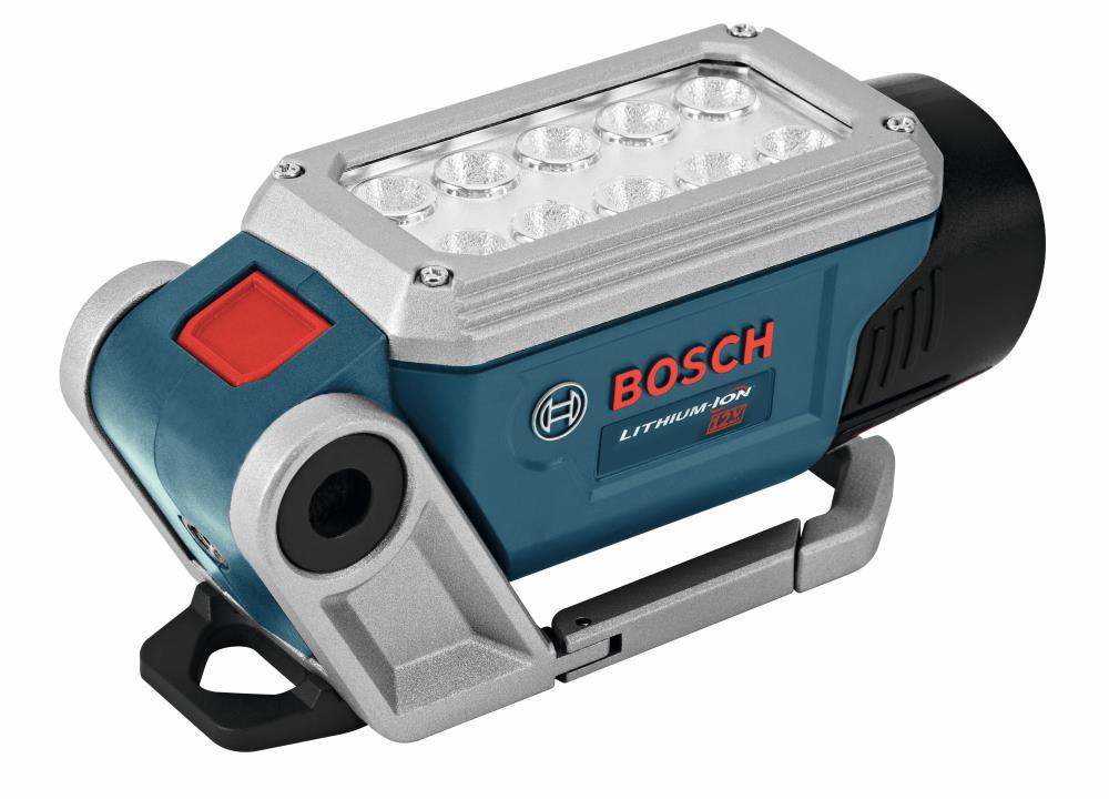 Lámpara de herramientas recargable inalámbrica de 330 lúmenes con baterías de 12 voltios Bosch (solo herramienta) FL12
