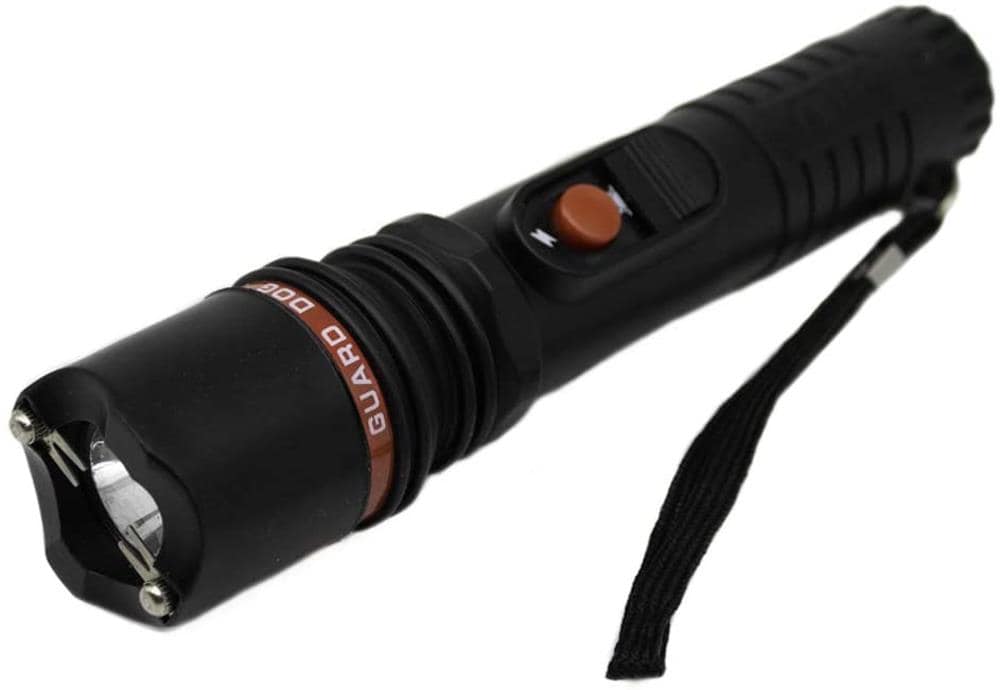 Linterna LED Guard Dog Security Inferno de 60 lúmenes con 1 modo y baterías recargables incluidas SG-GDIN-BK
