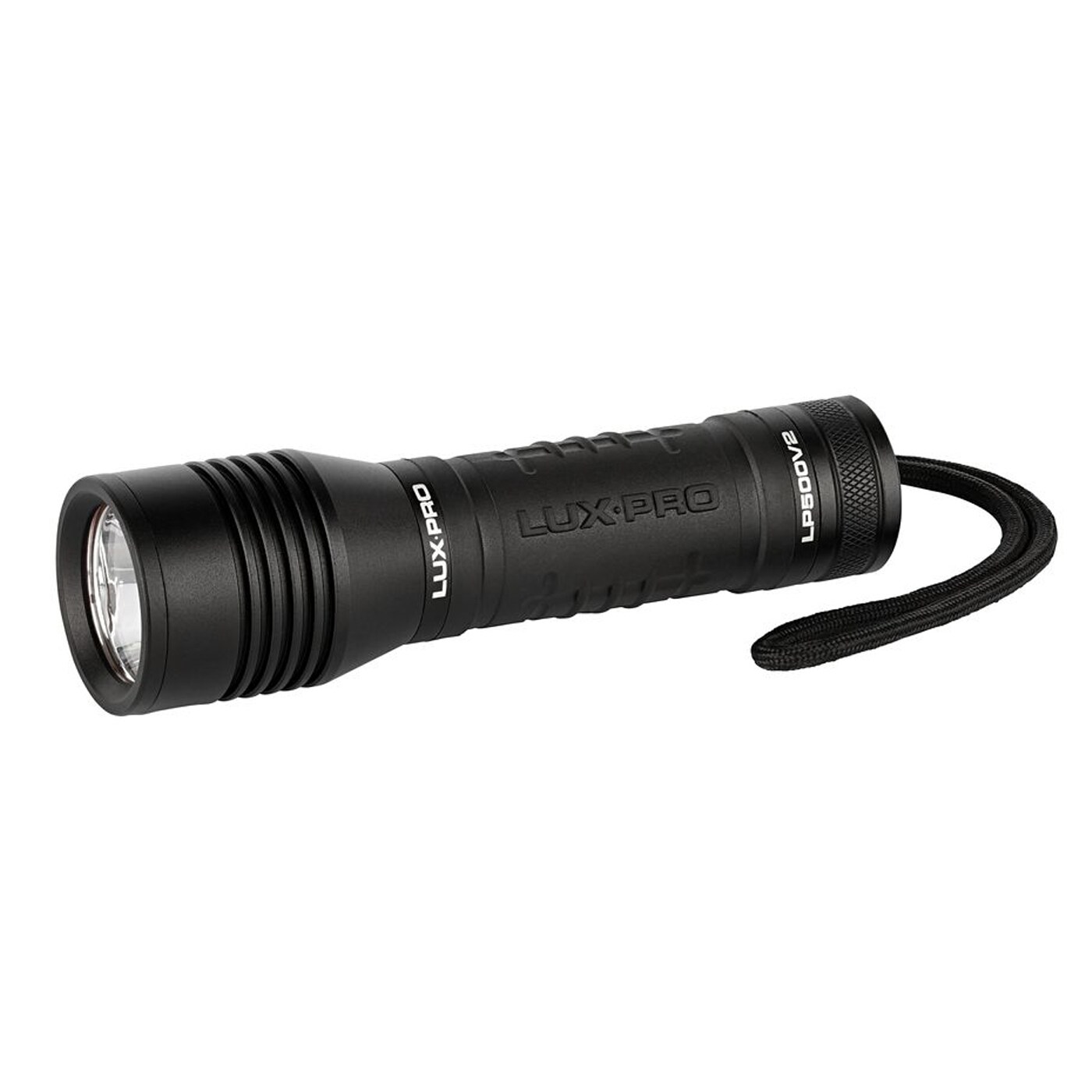 Linterna de mano Lux-Pro con 330 lúmenes y 4 modos de iluminación, incluye baterías LP500V2