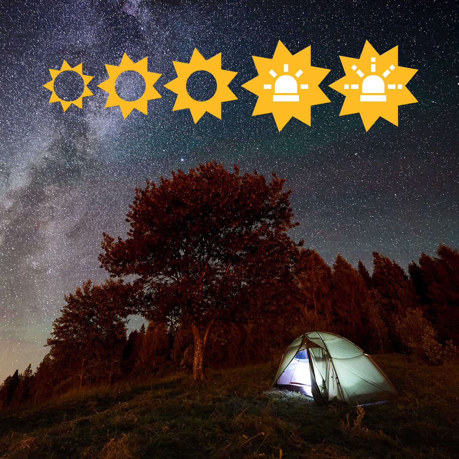 Lámpara de Camping con LED de 200 Lúmenes (Recargable) con Pilas Incluidas XPCW19B