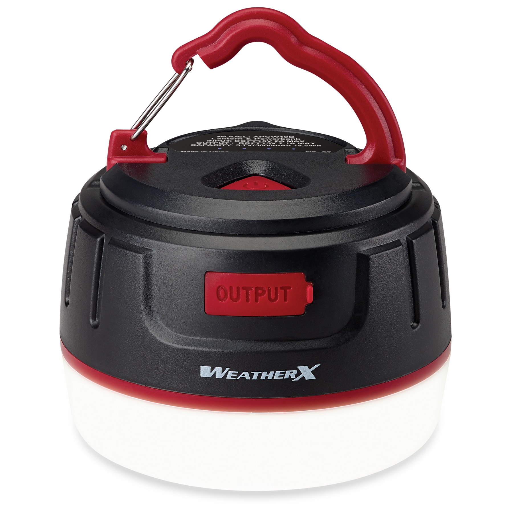 Lámpara de Camping con LED de 200 Lúmenes (Recargable) con Pilas Incluidas XPCW19B