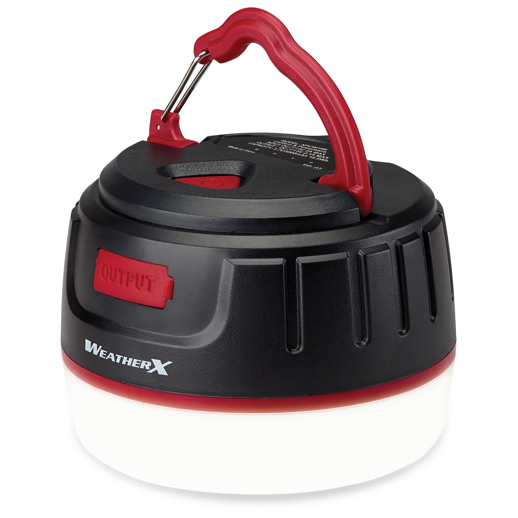 Lámpara de Camping con LED de 200 Lúmenes (Recargable) con Pilas Incluidas XPCW19B
