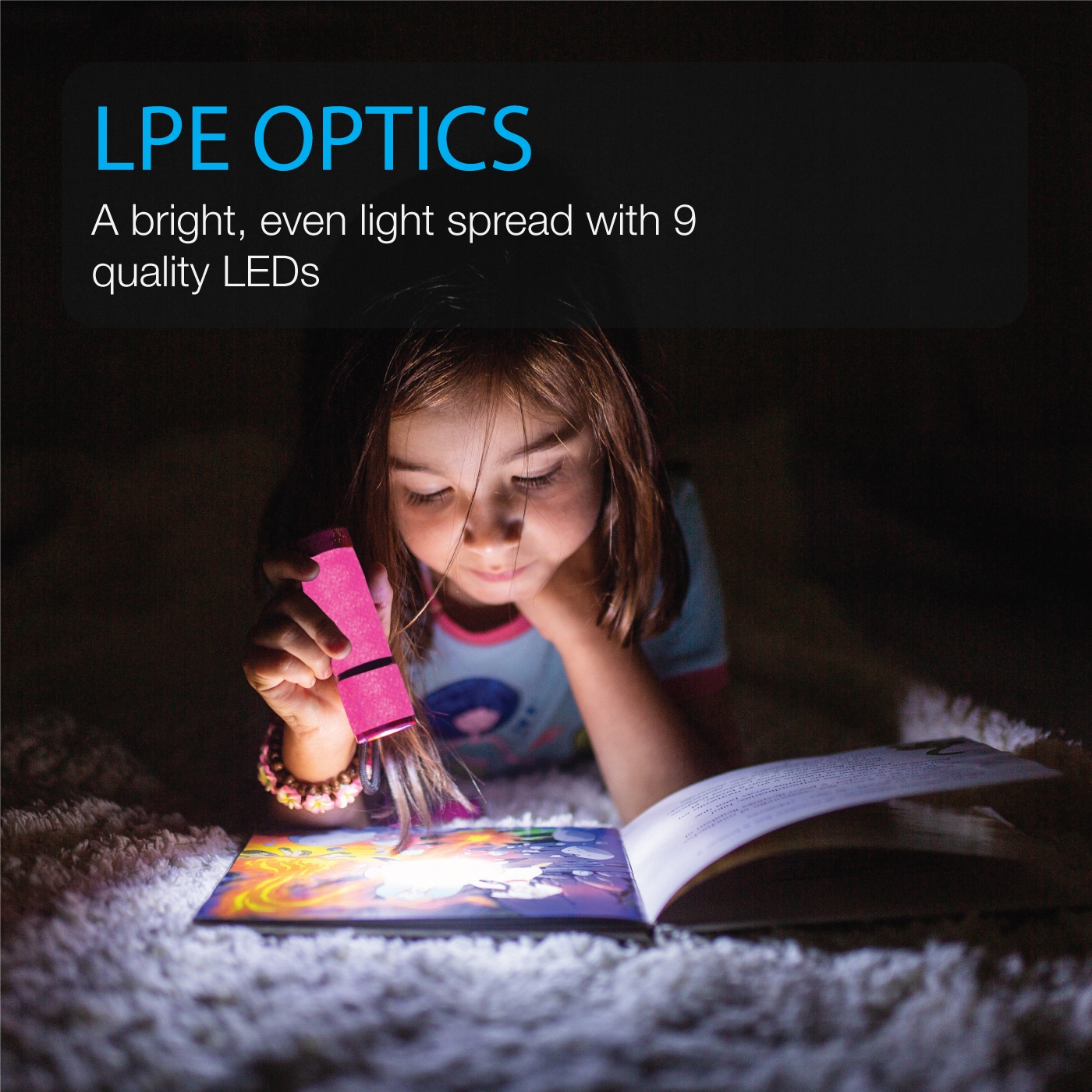 Linterna LED Miniatura de 1 Modo con 40 Lúmenes Lux-Pro con Pilas Incluidas LP395