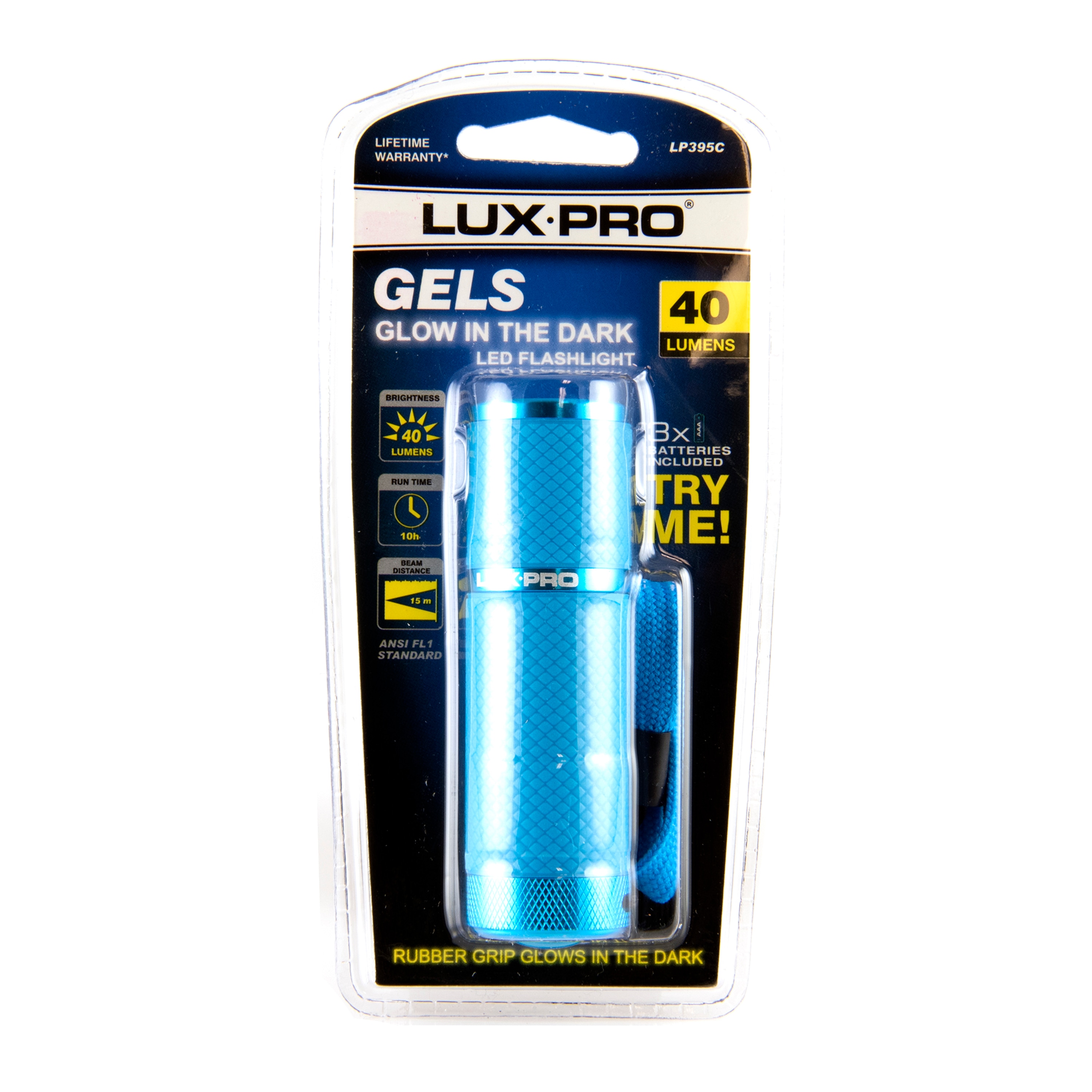 Linterna LED Miniatura de 1 Modo con 40 Lúmenes Lux-Pro con Pilas Incluidas LP395