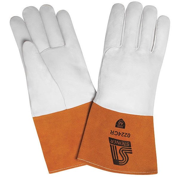 Guantes de soldadura TIG Steiner, palma de piel de cabra, XL, PR - 0224CR-X