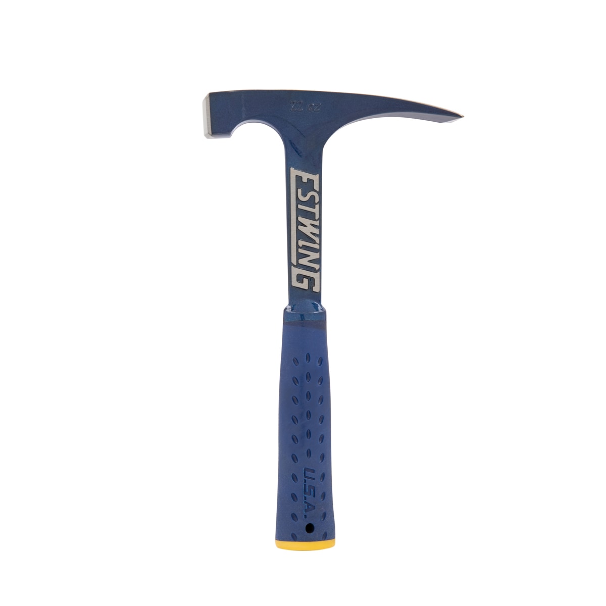 Martillo Especial para Ladrillos de 22.0 onzas con Cabeza de Acero Lisa y Mango de Acero Estwing E6-22BLC